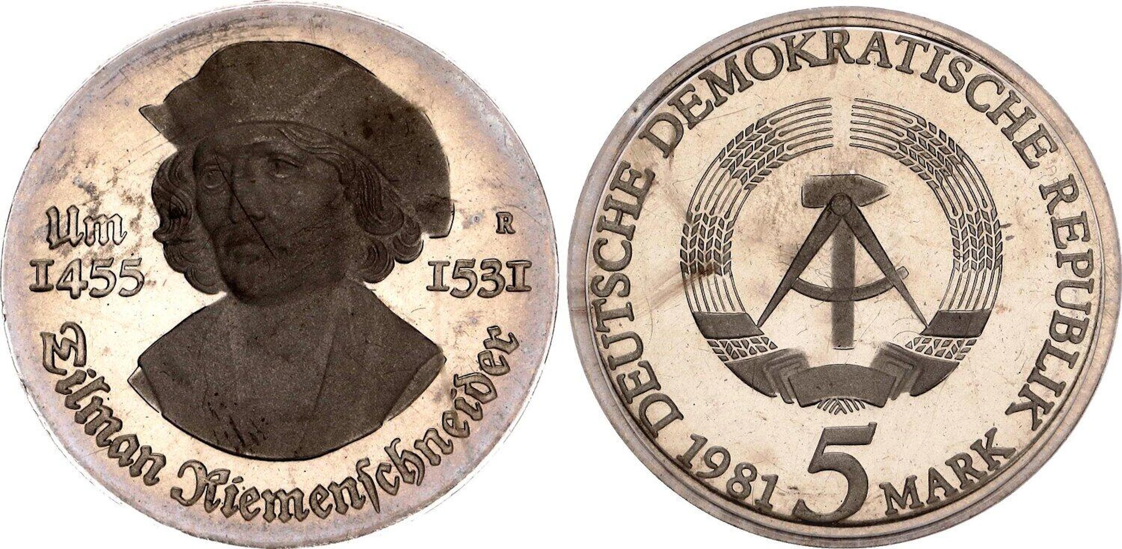 Germany - DDR 5 Mark 1981