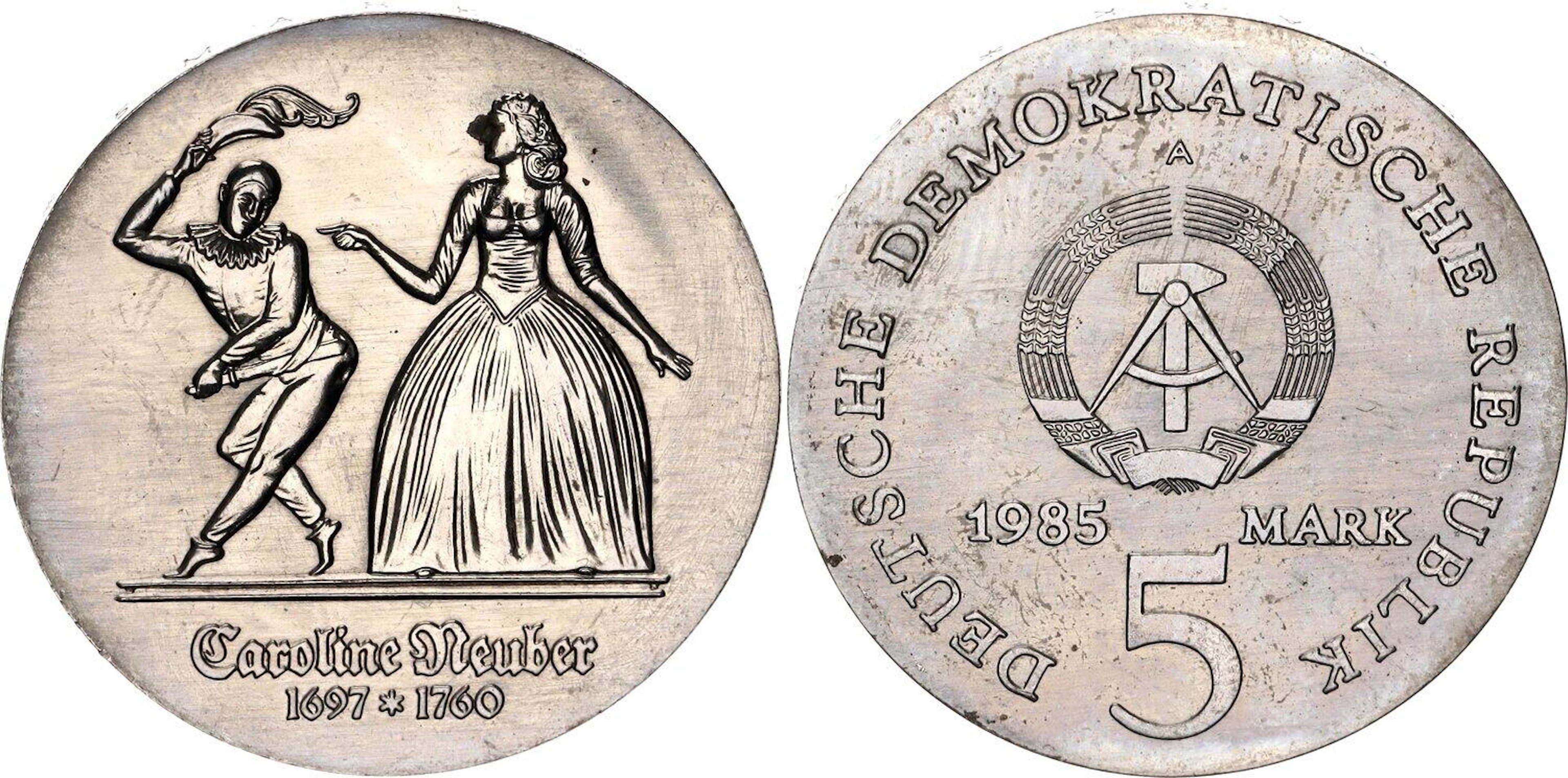 Germany - DDR 5 Mark 1985 A