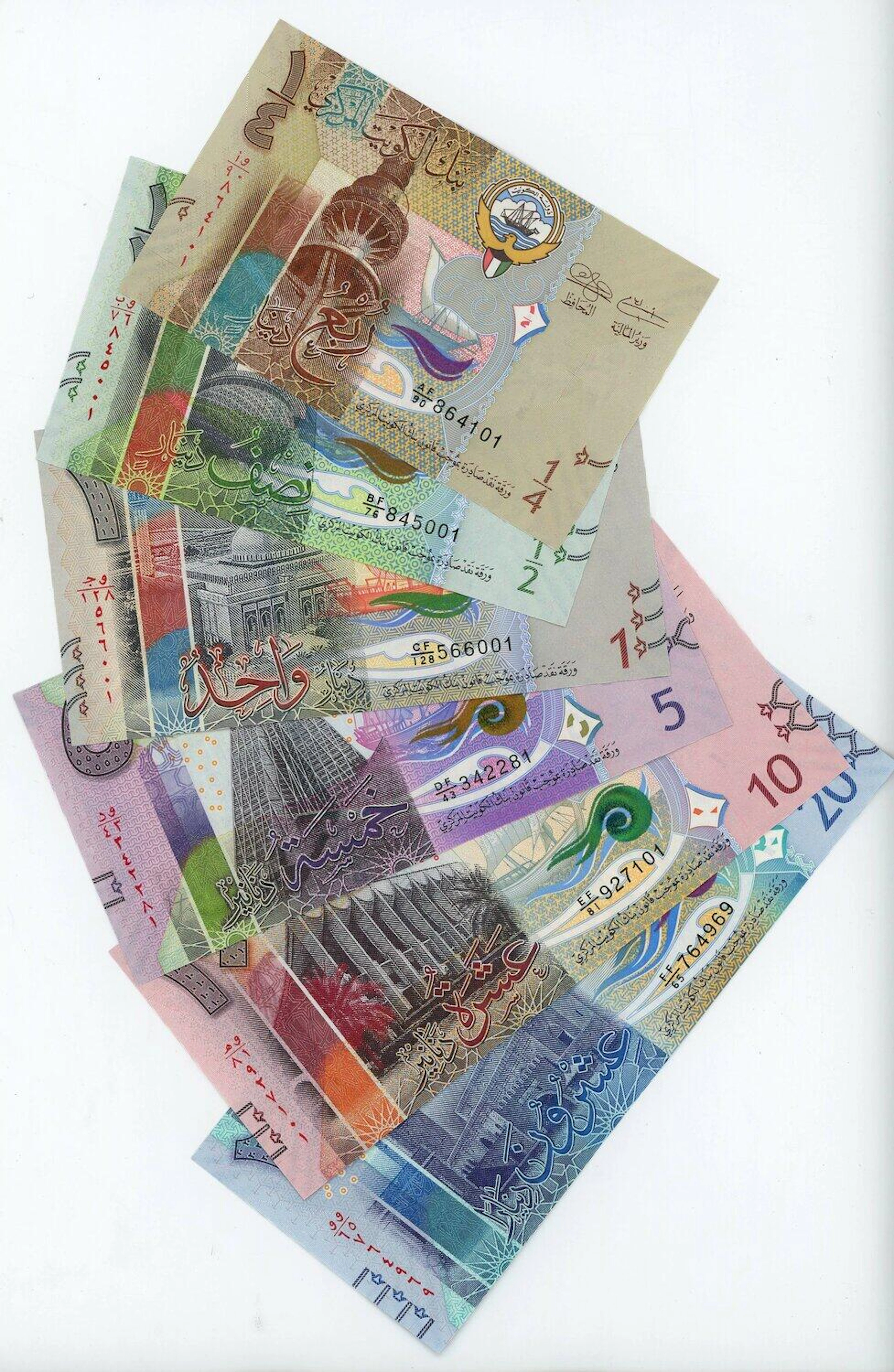 Kuwait 1/4 - 1/2 - 1 - 5 - 10 - 20 Dinar 2014 (ND)