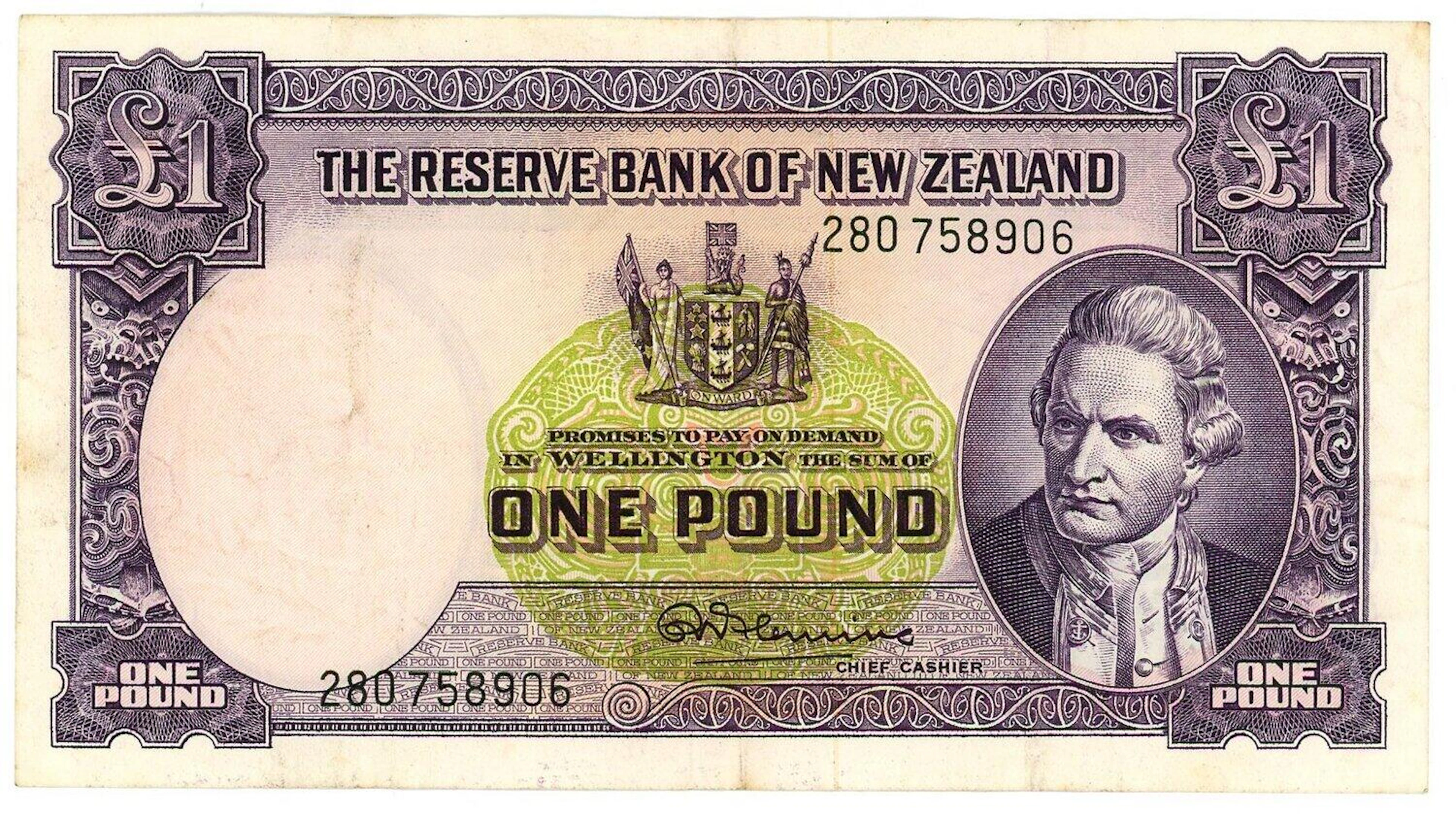 ew Zealand 1 Pound 1956 - 1967(ND)