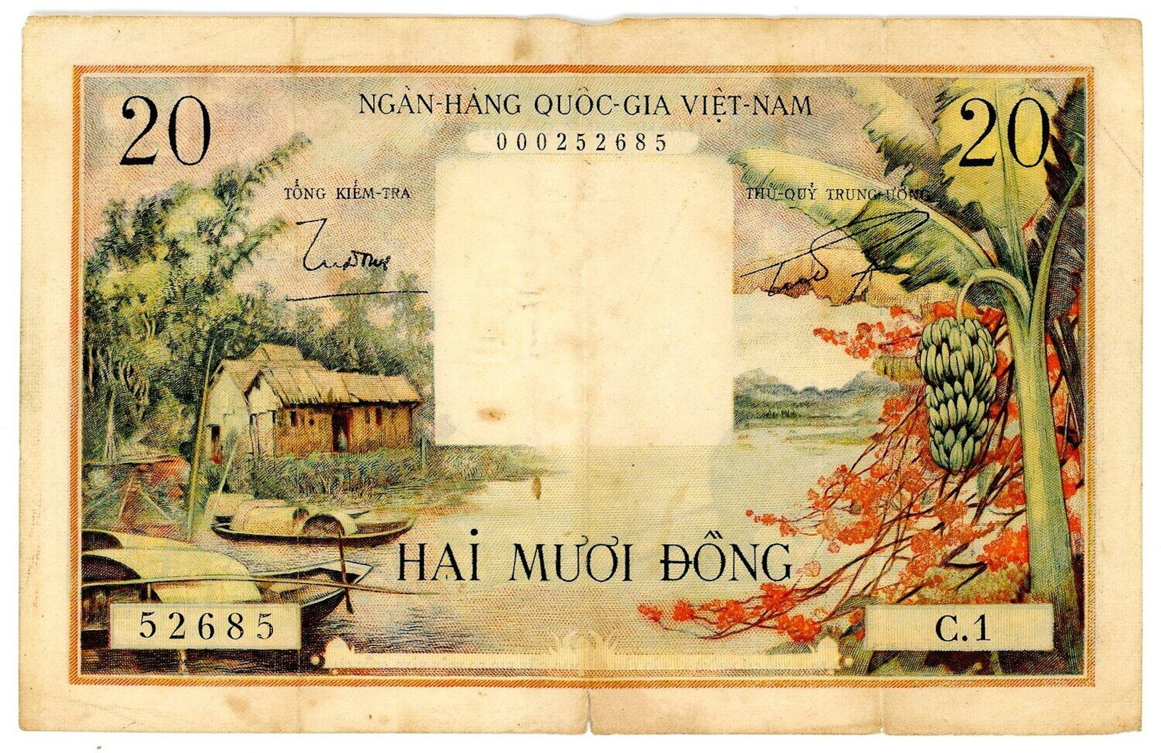 Vietnam South 20 Dong 1956 (ND)