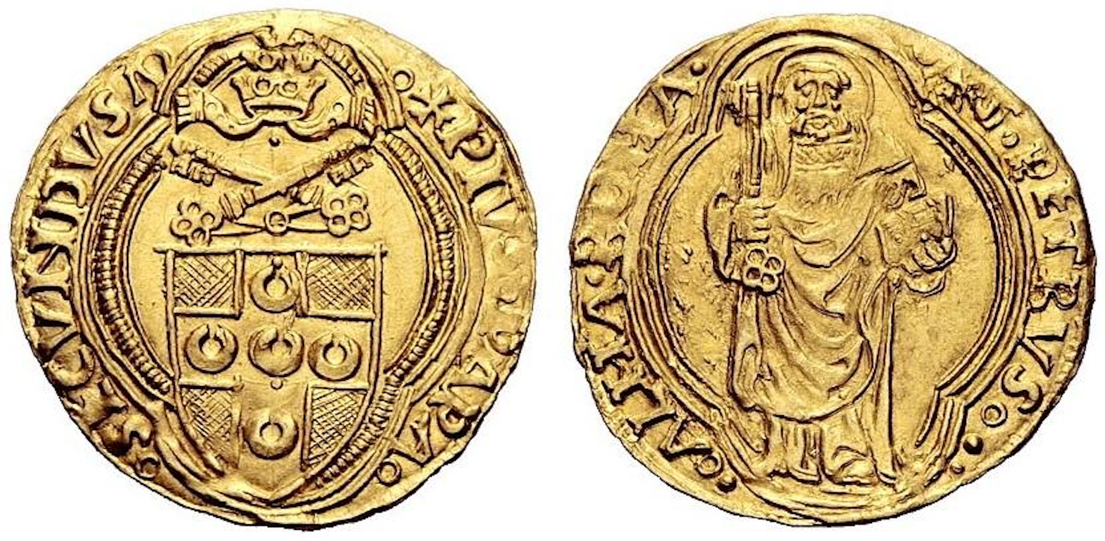 UNA PRESTIGIOSA COLLEZIONE DI MONETE DEI ROMANI PONTEFICI