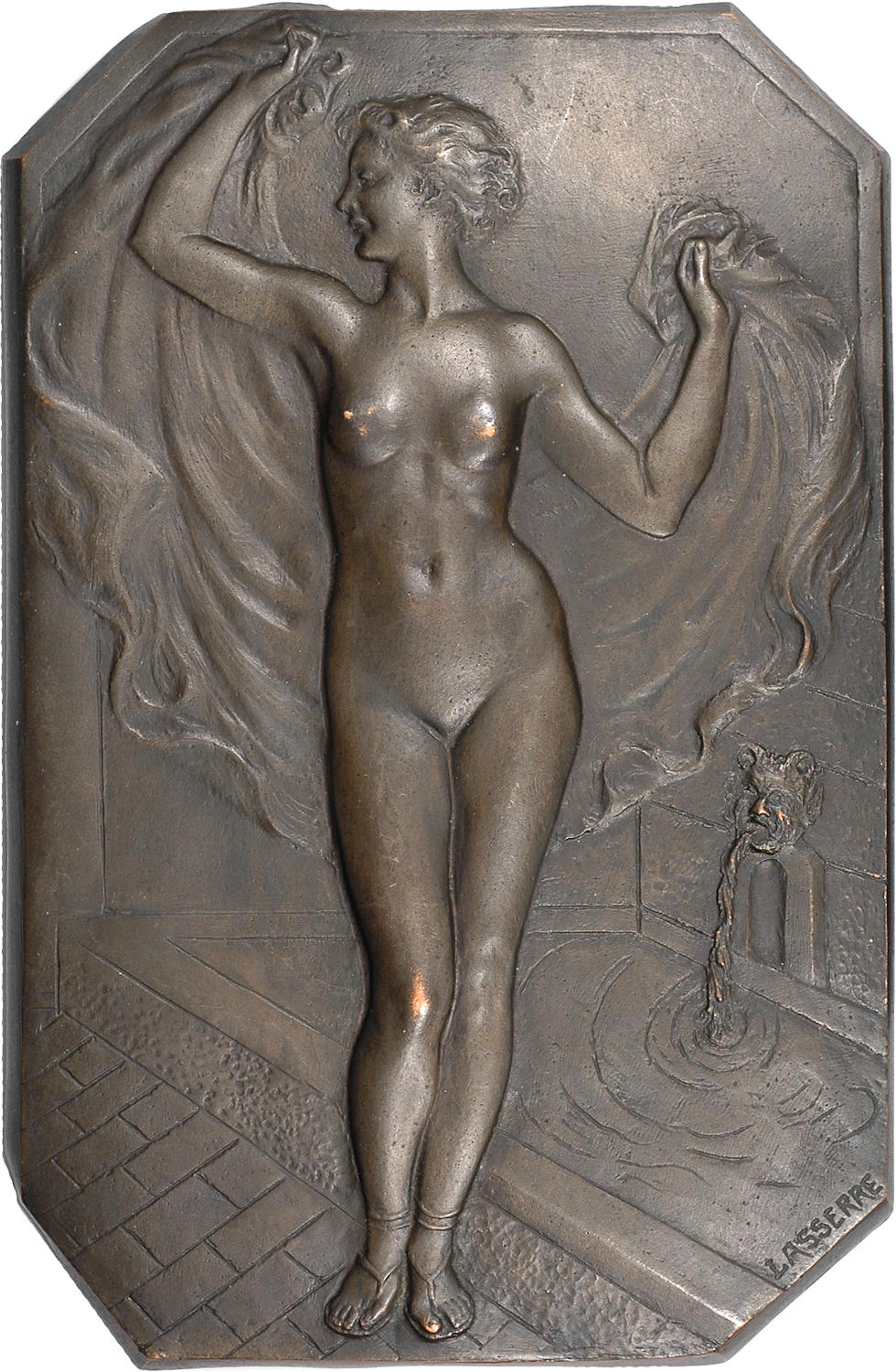 Lasserre : Femme nue à la fontaine
