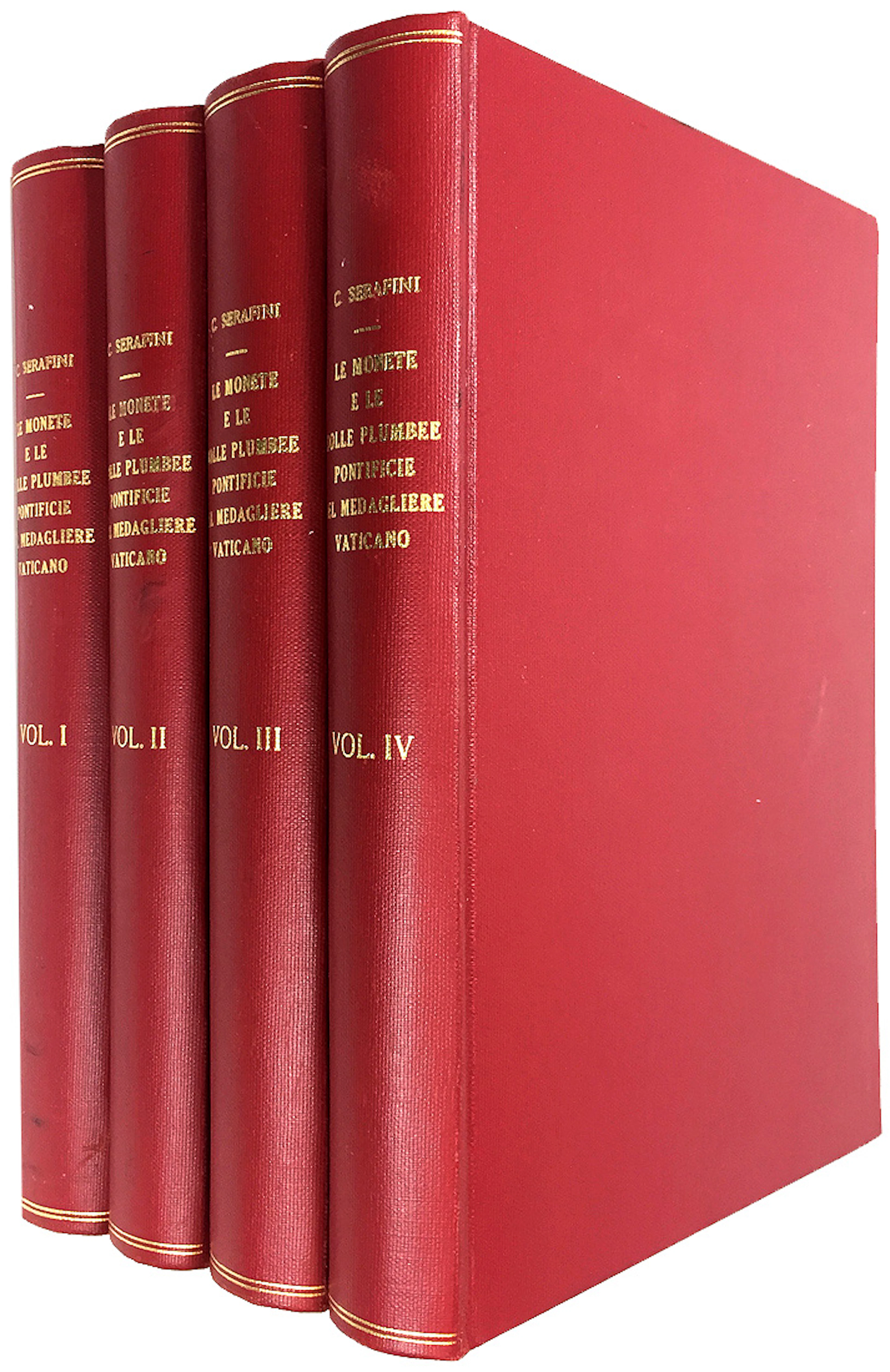 Le monete e le bolle plumbee pontificie del Medagliere vaticano, 4 vols