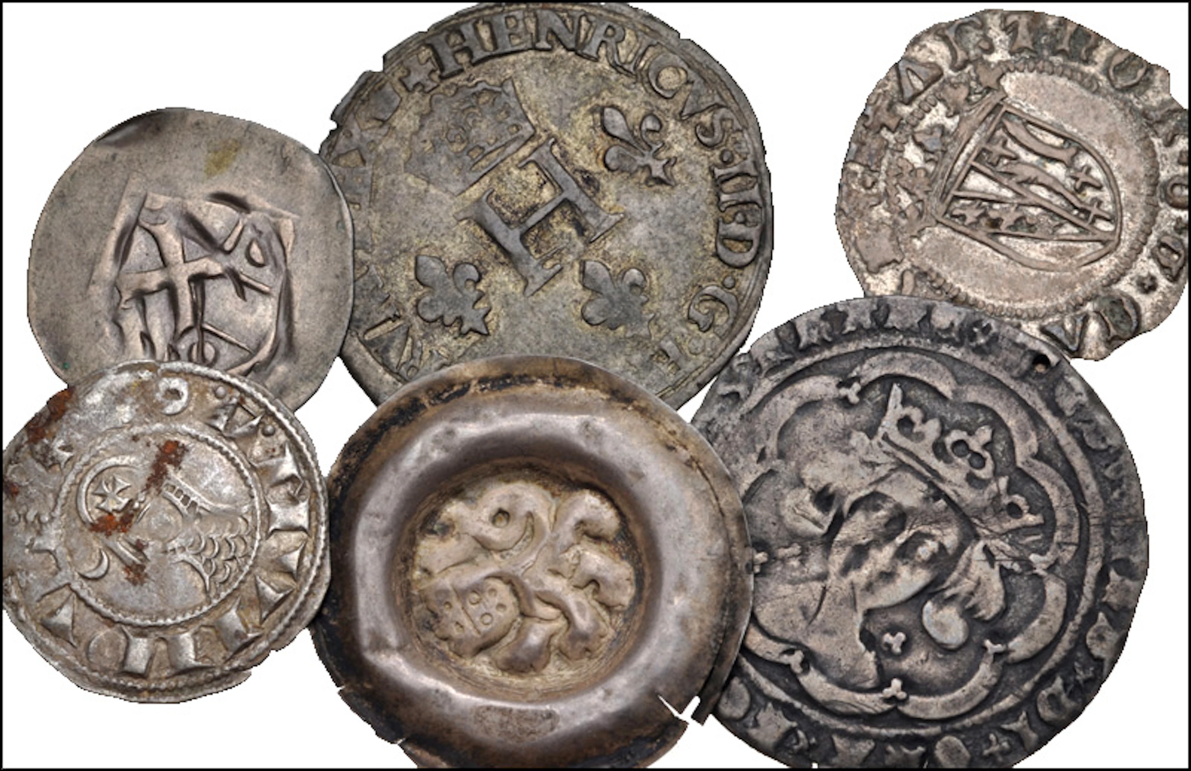 MIXED. Early Medieval–British. Lot of six (6) medieval silver issues.