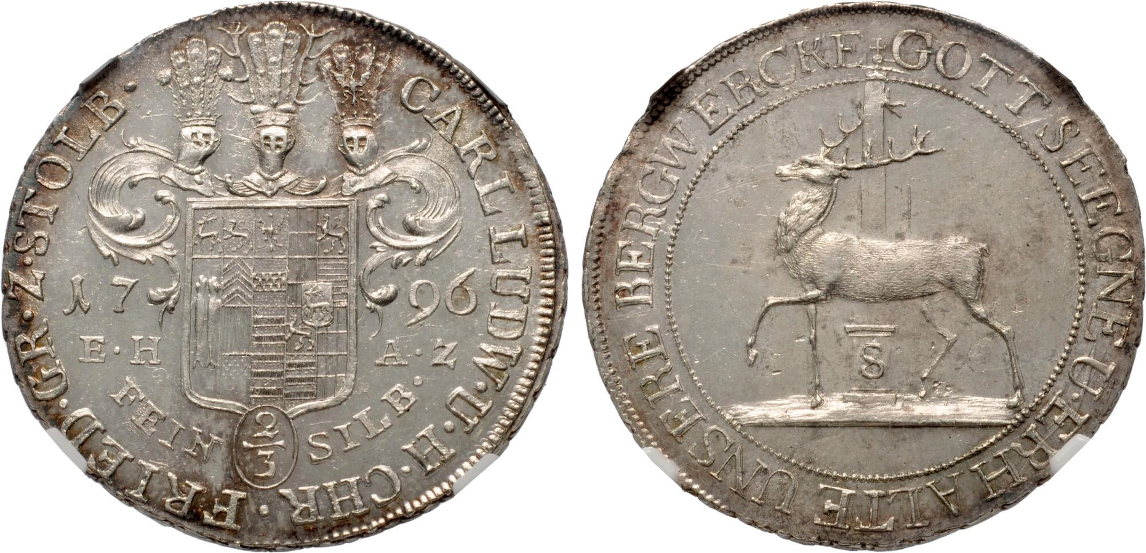 GERMANY, Stolberg-Stolberg (County). Karl Ludwig & Heinrich Christian Friedrich.