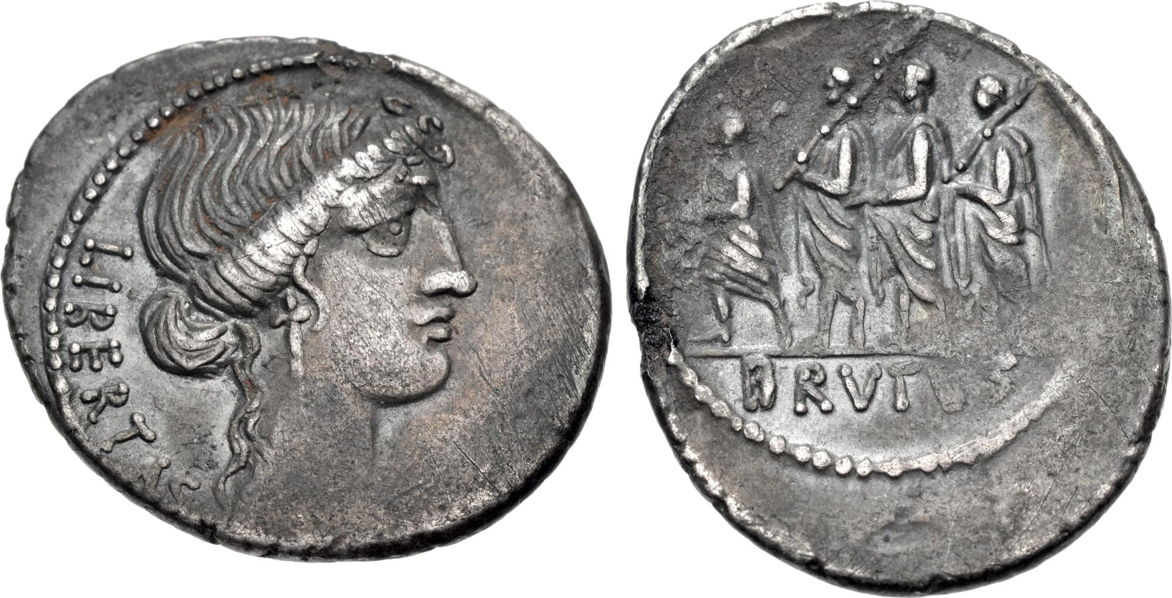 Q. Servilius Caepio (M. Junius) Brutus.