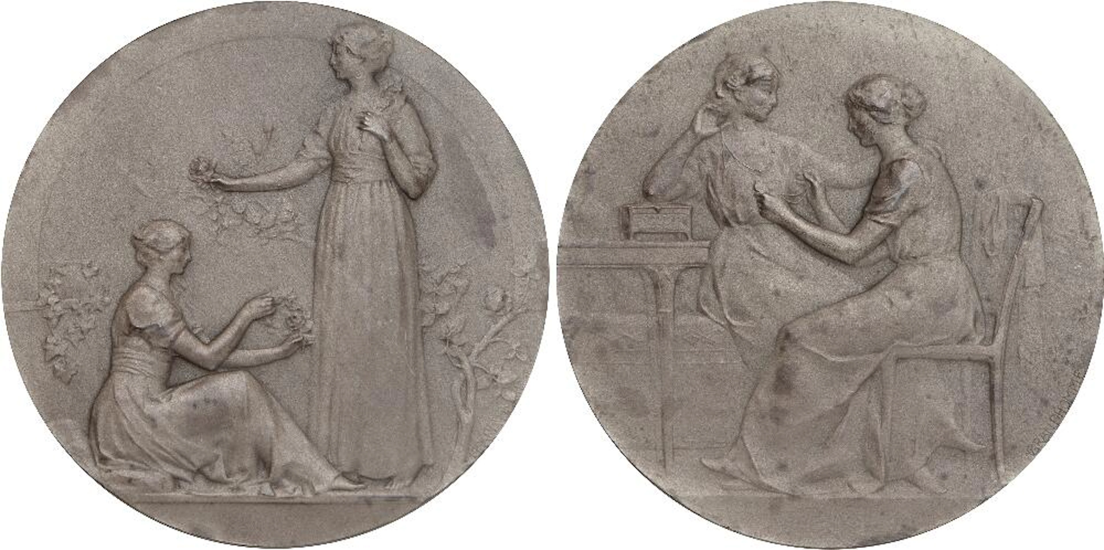 A Collection of silver Fin de Siècle