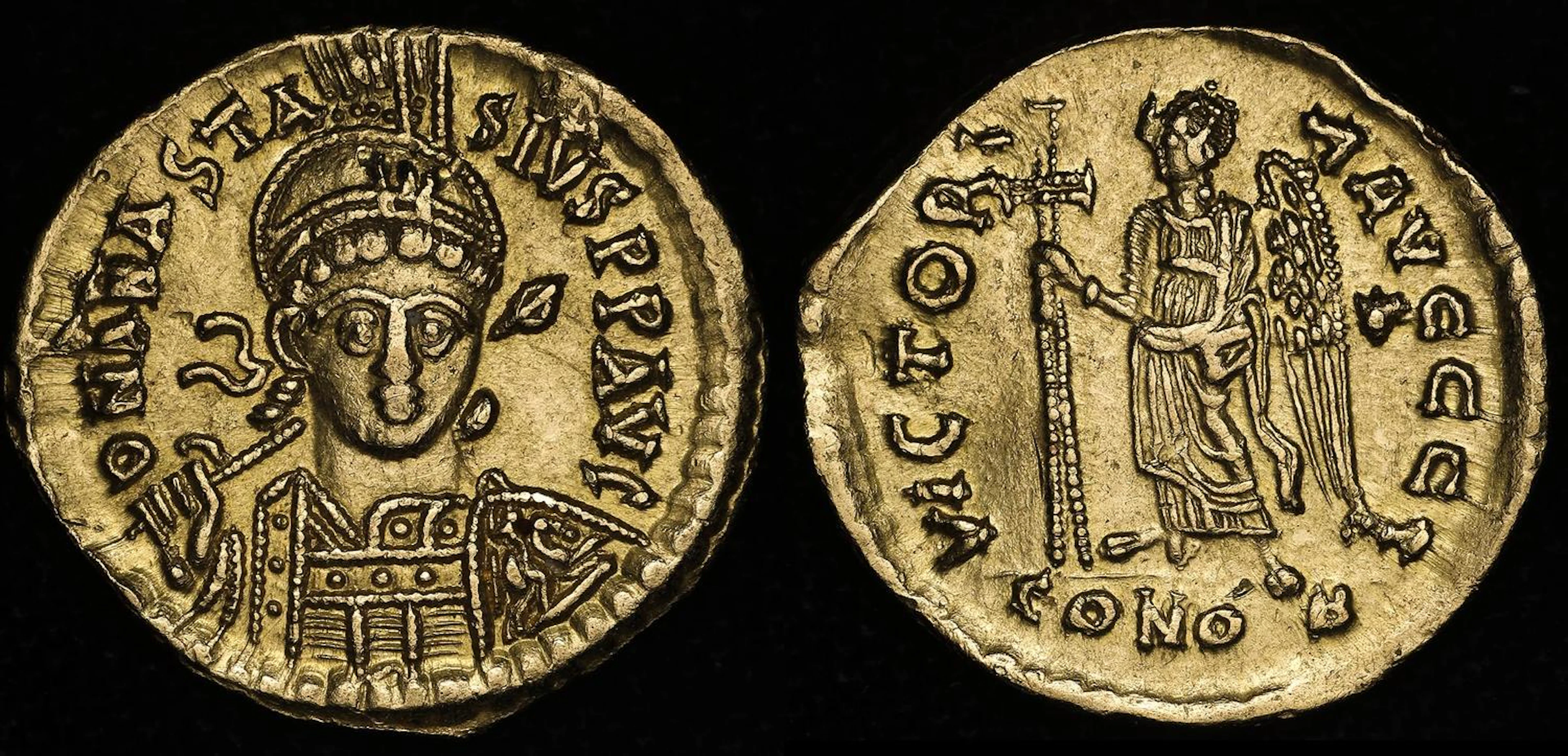 Byzantine Empire ビザンチン帝国 / AV Solidus Anastasius I...