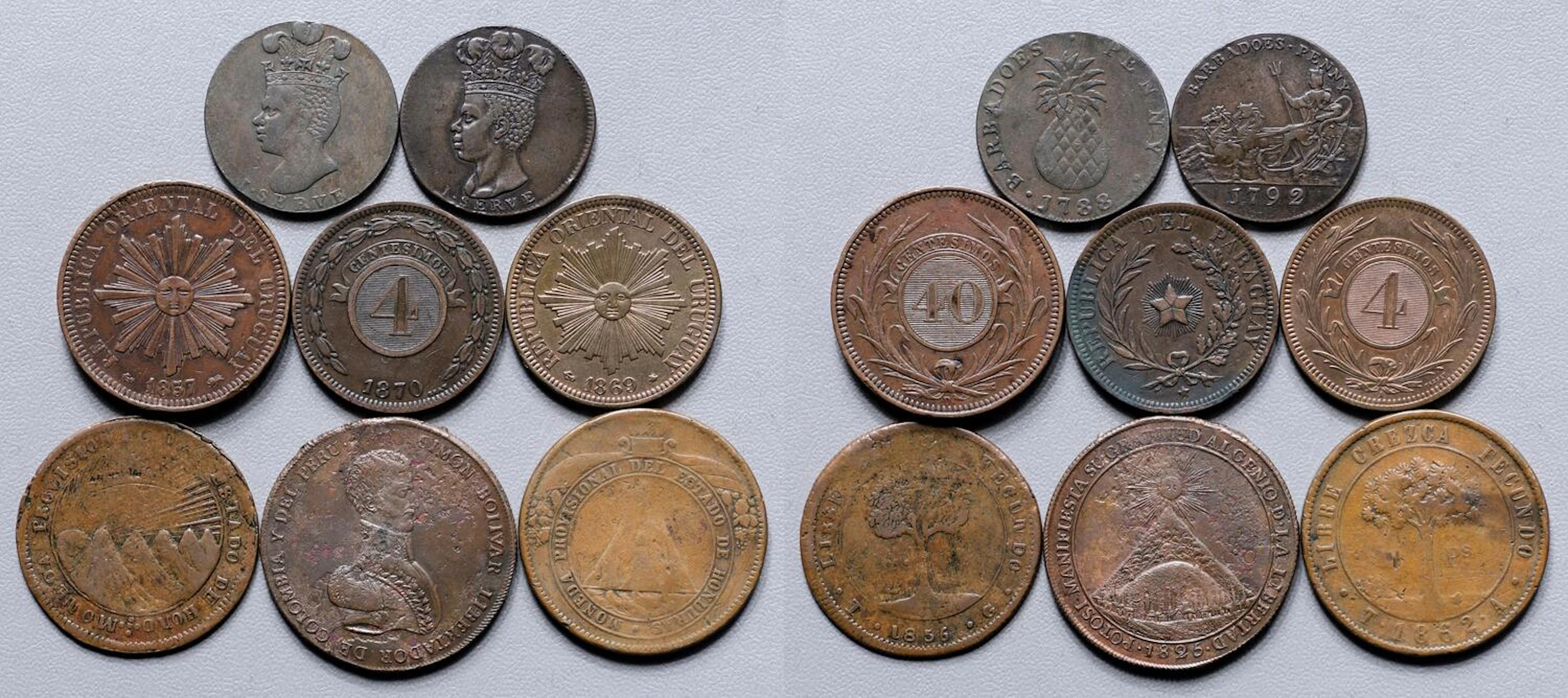 Lot of World Coins 世界のコイン / Lot of American Copper Coins...
