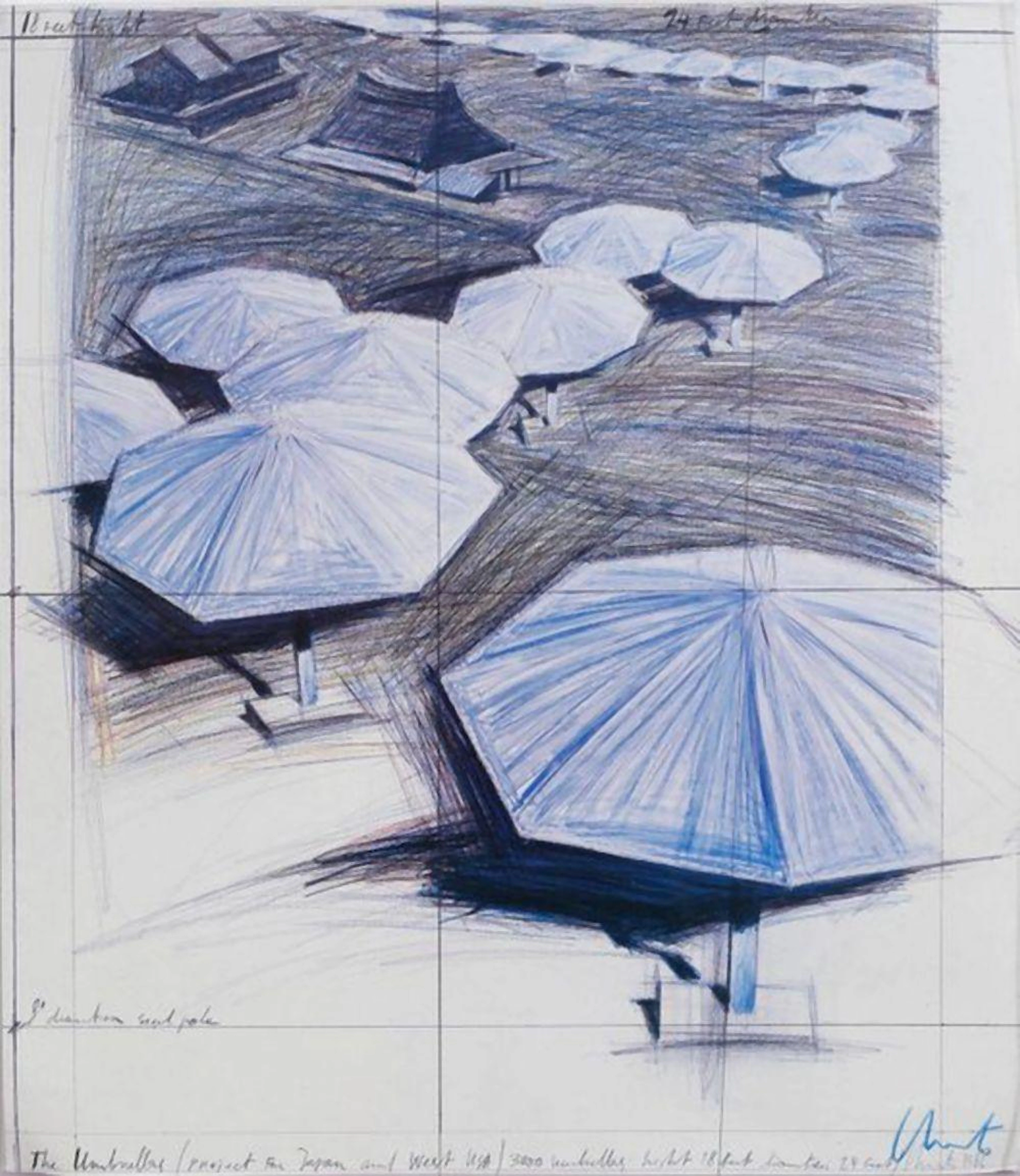 Christo (né en 1935) - The Umbrellas