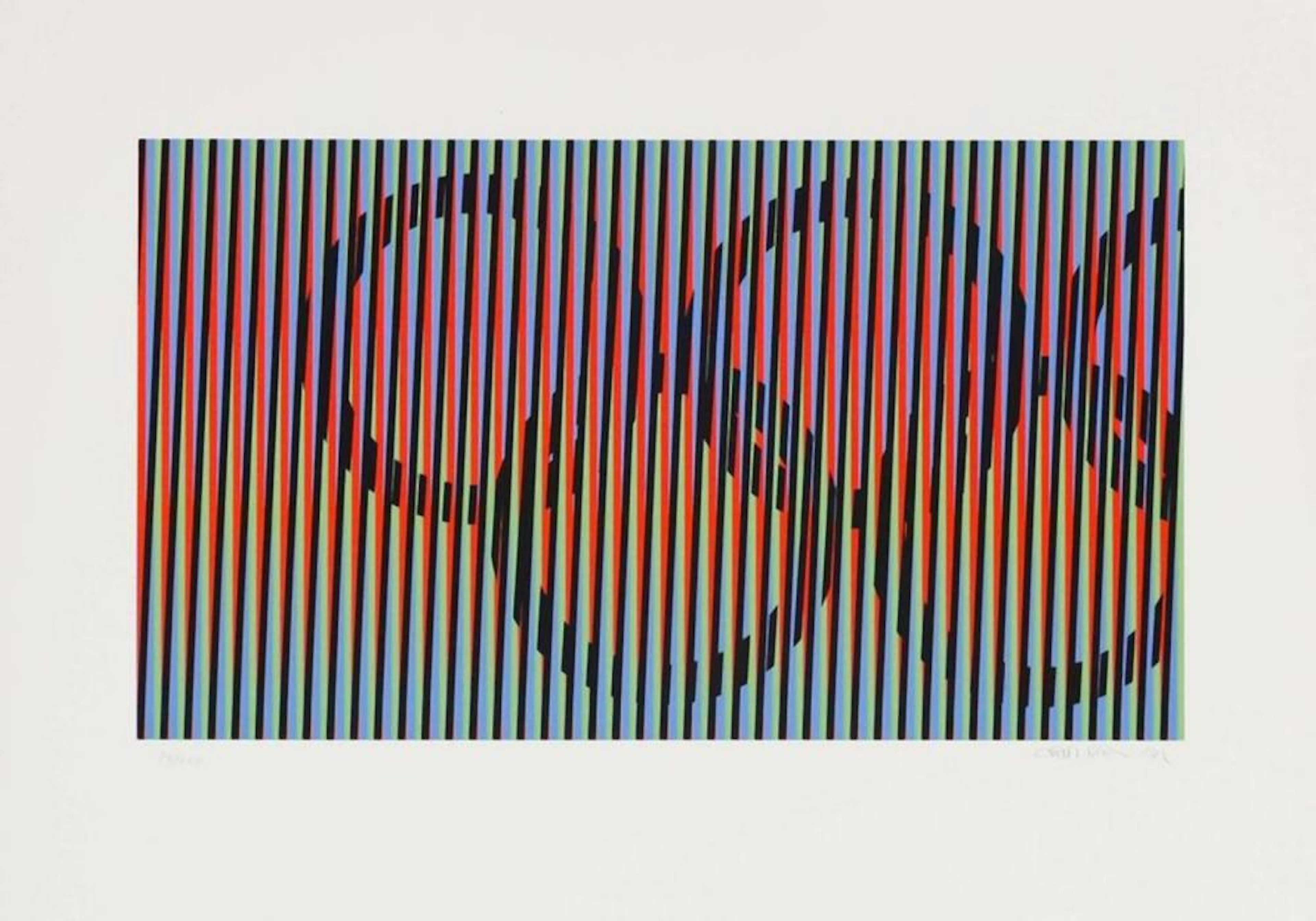 Carlos Cruz-Diez (1923-2019) - Induction Chromatique Barcelona