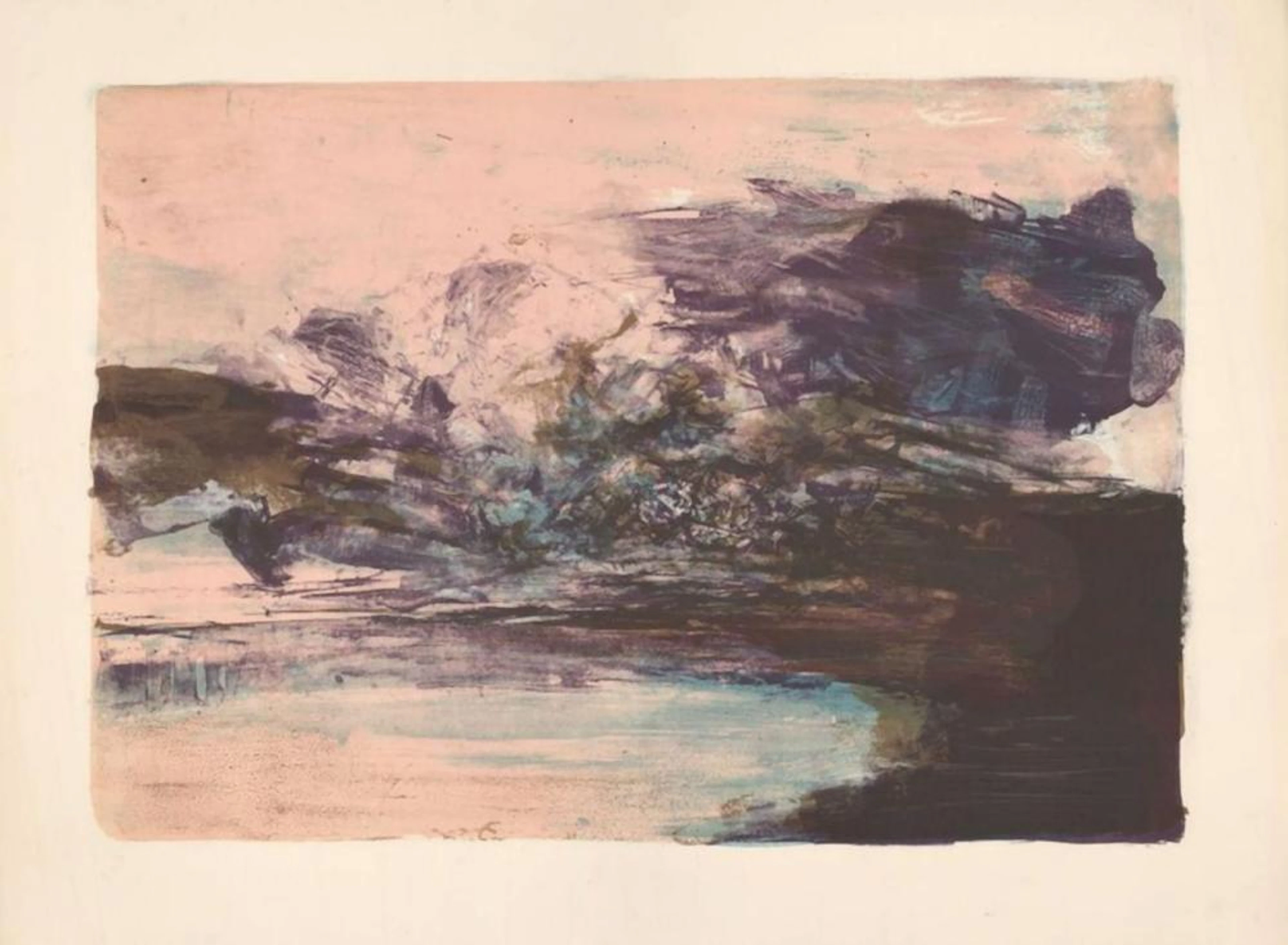 Zao Wou-Ki (1920-2013) - Composition