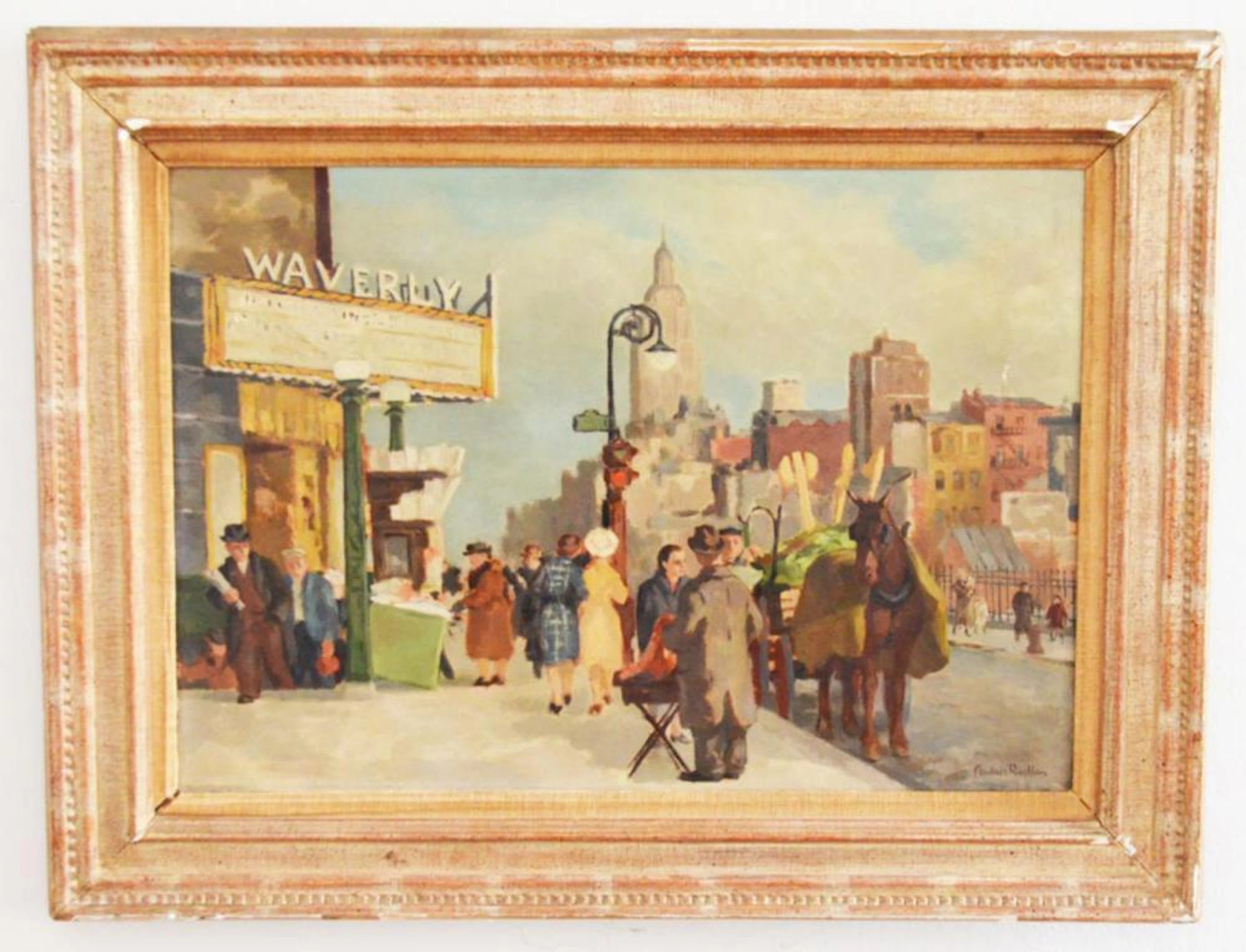 Andree Ruellan Greenwich Village Painting