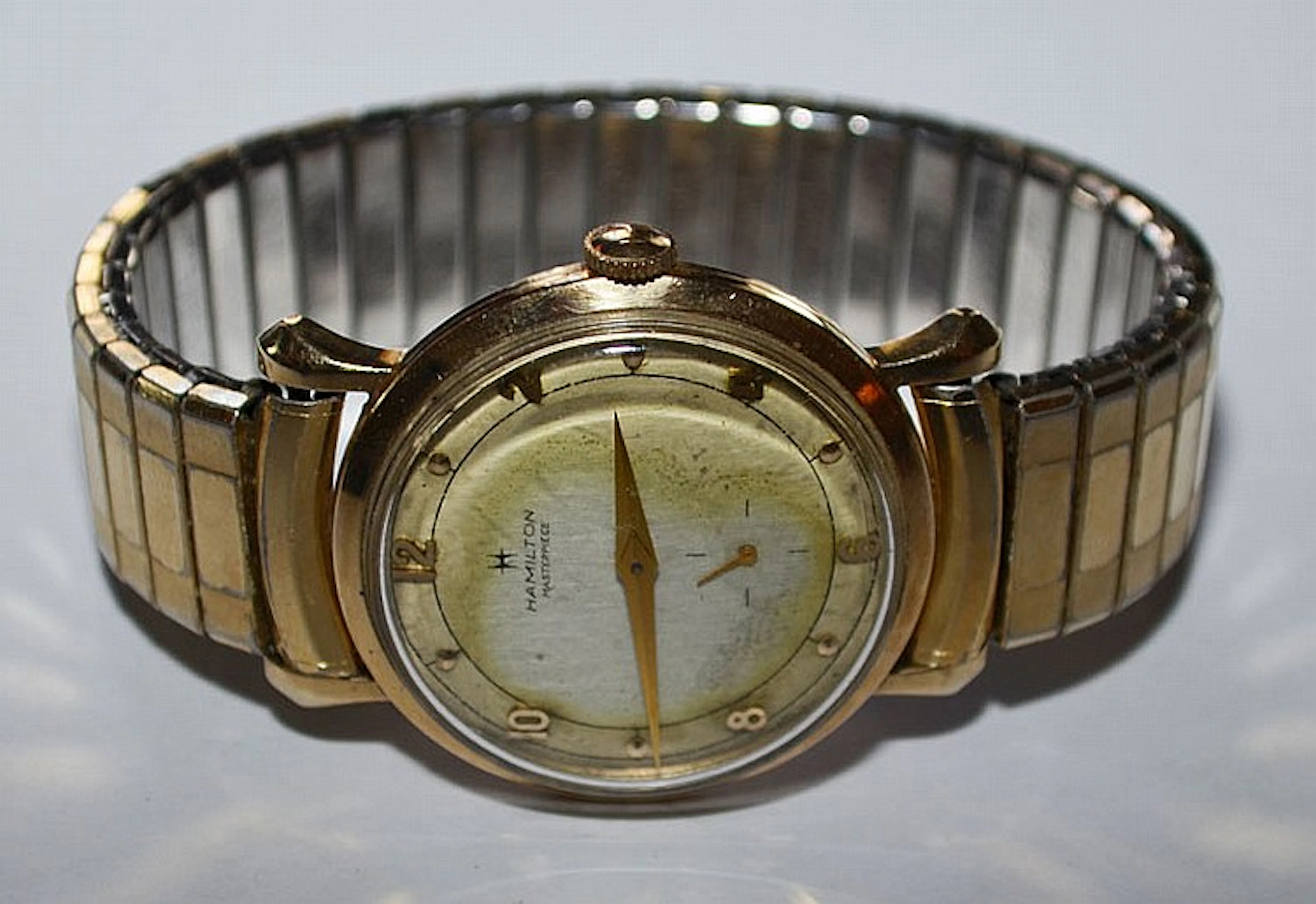 10 k Gold Case Hamilton Masterpiece Men's Wrist Watch
