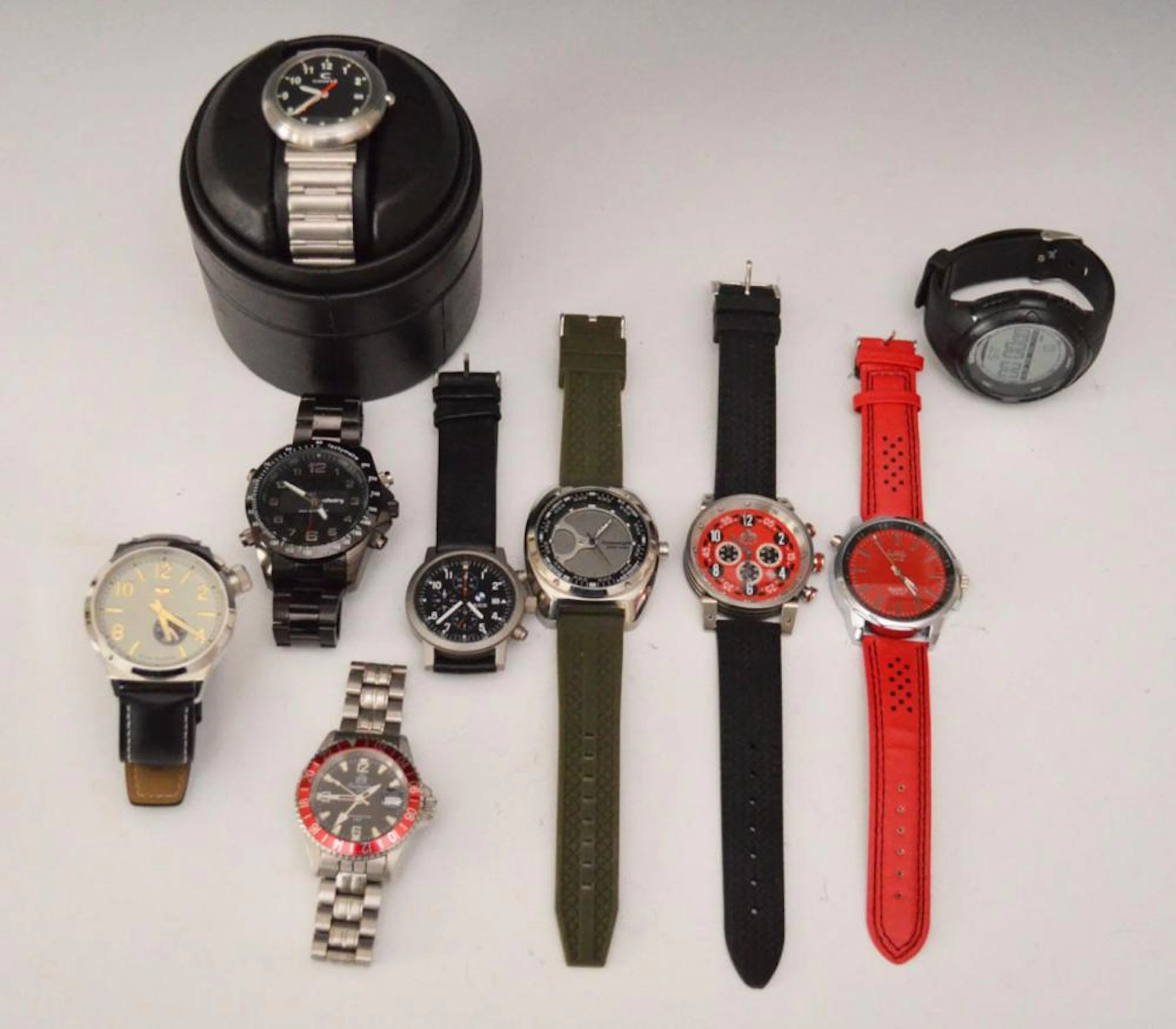 Group of 9 Watches (Conte, BMW)