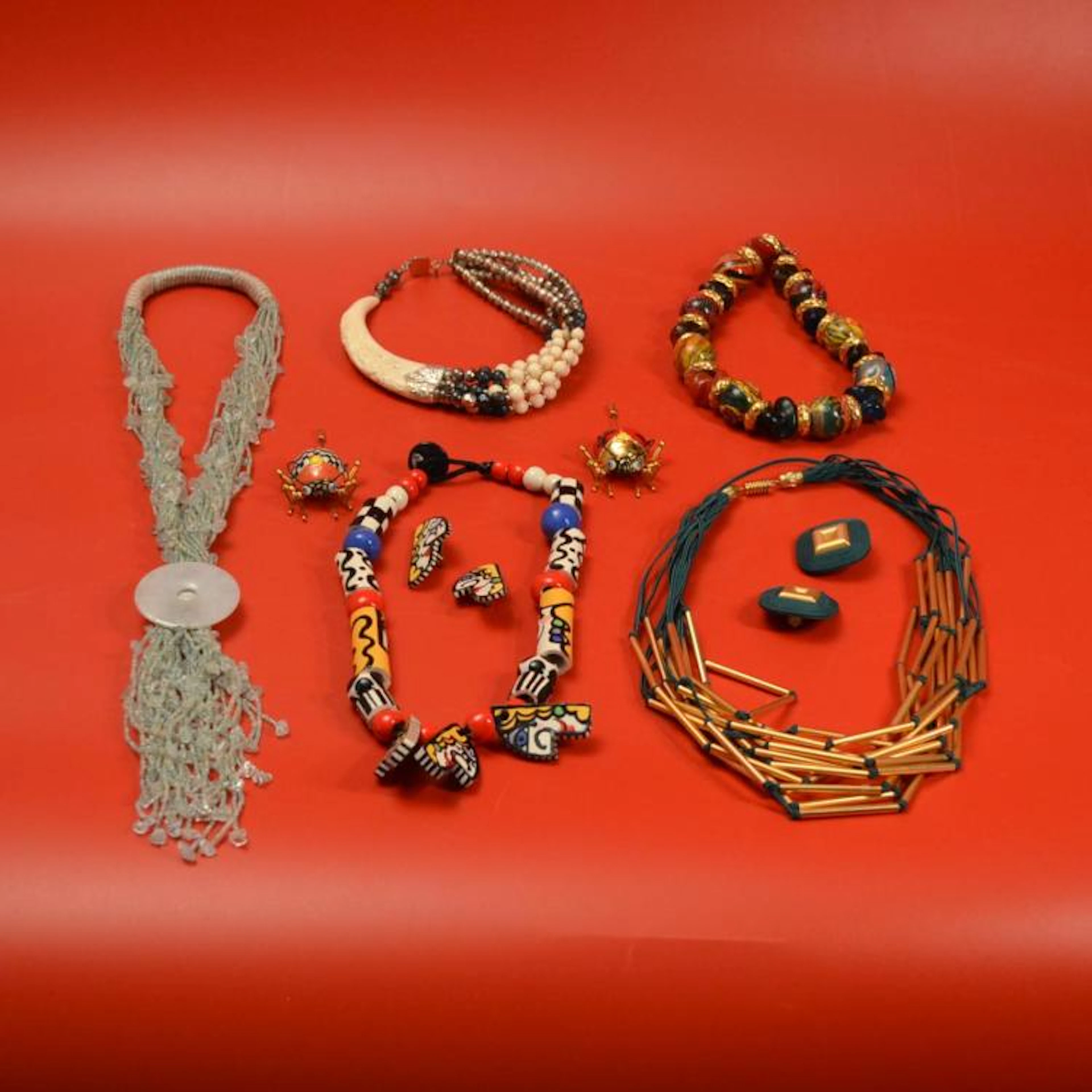 Large Lot of Designer Retro Jewelry