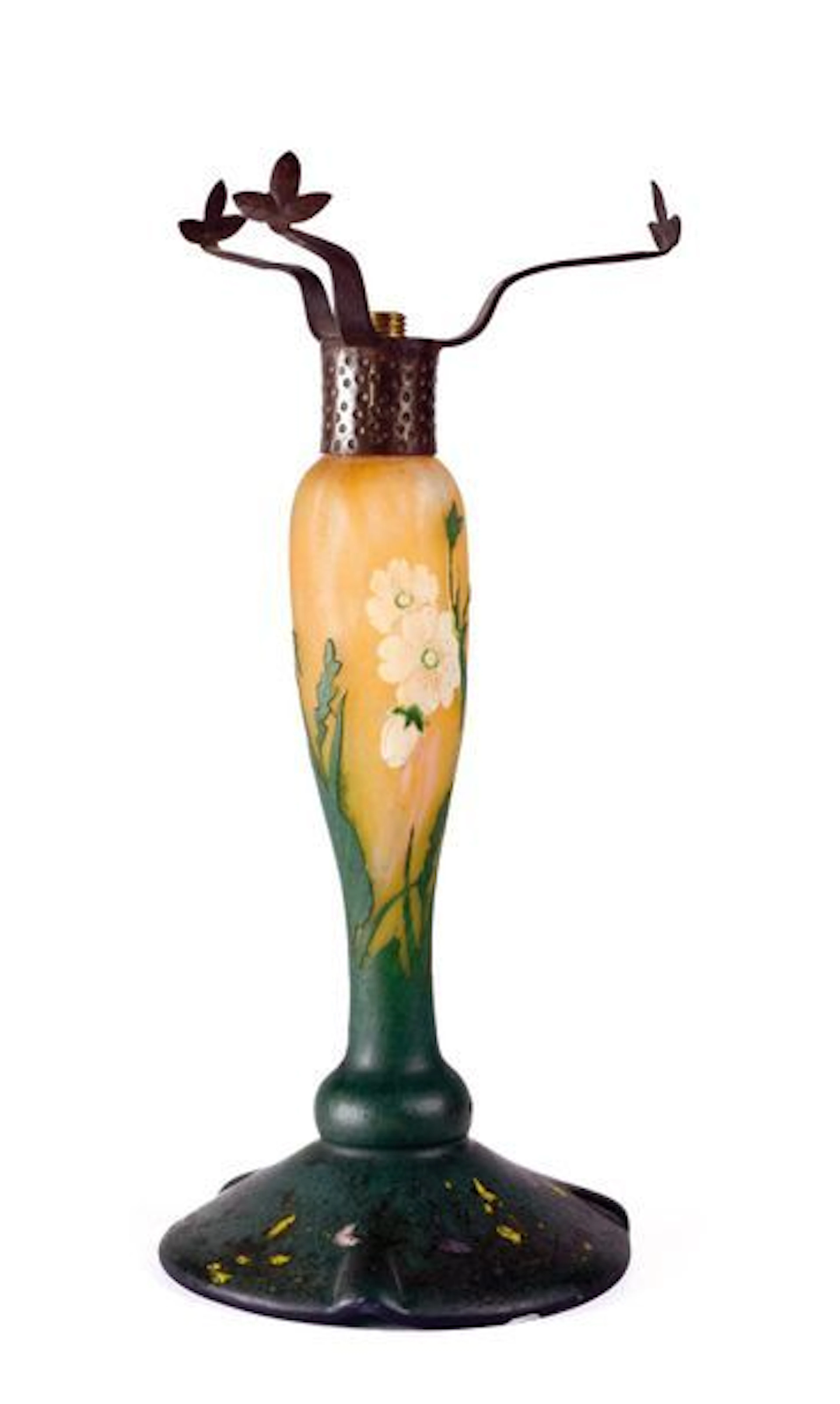 DAUM Pied de lampe a corps balustre et base... - Lot 64 - Rossini