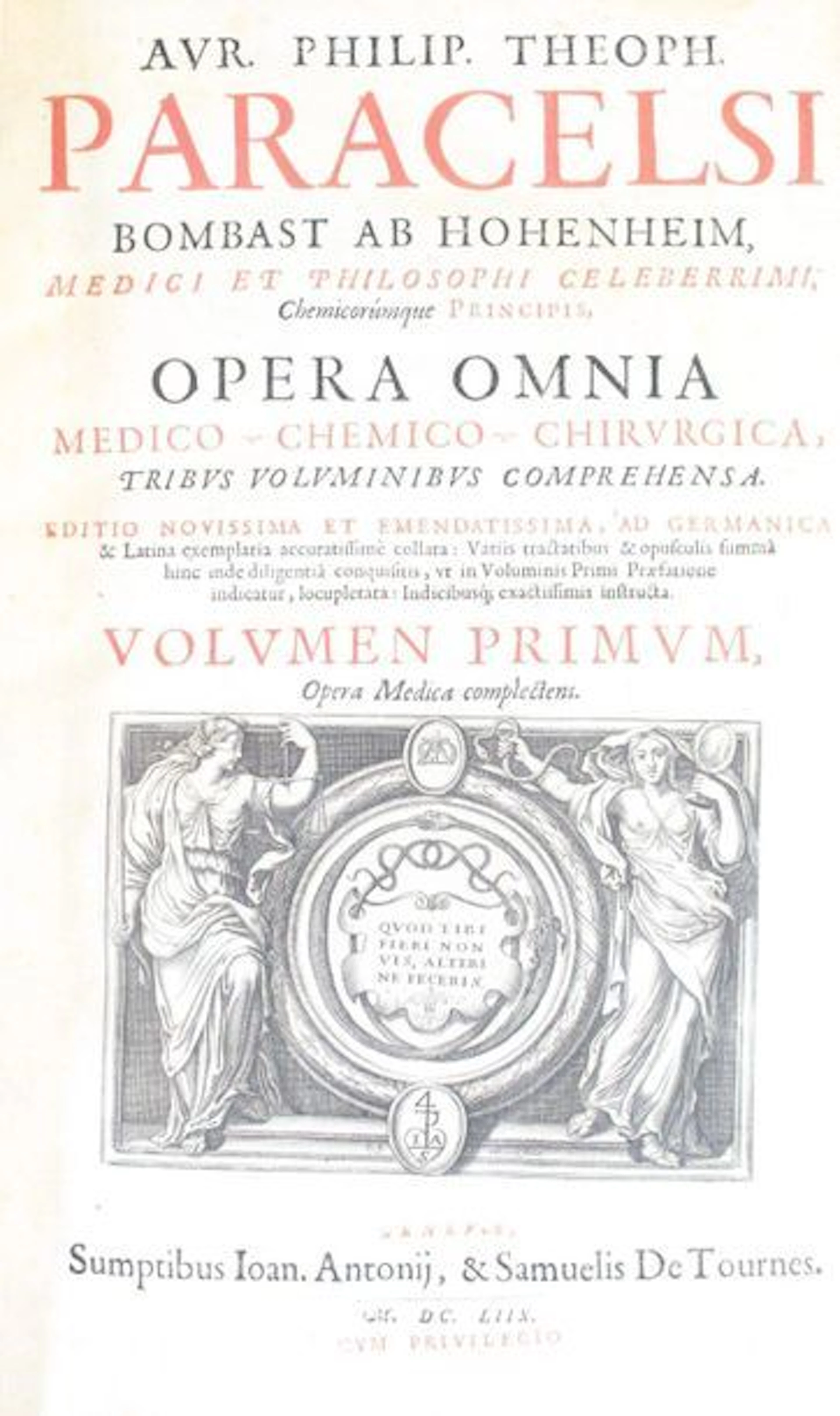 PARACELSE. Opera omnia medico-chemica-chirurgica.... - Lot 525 - Rossini