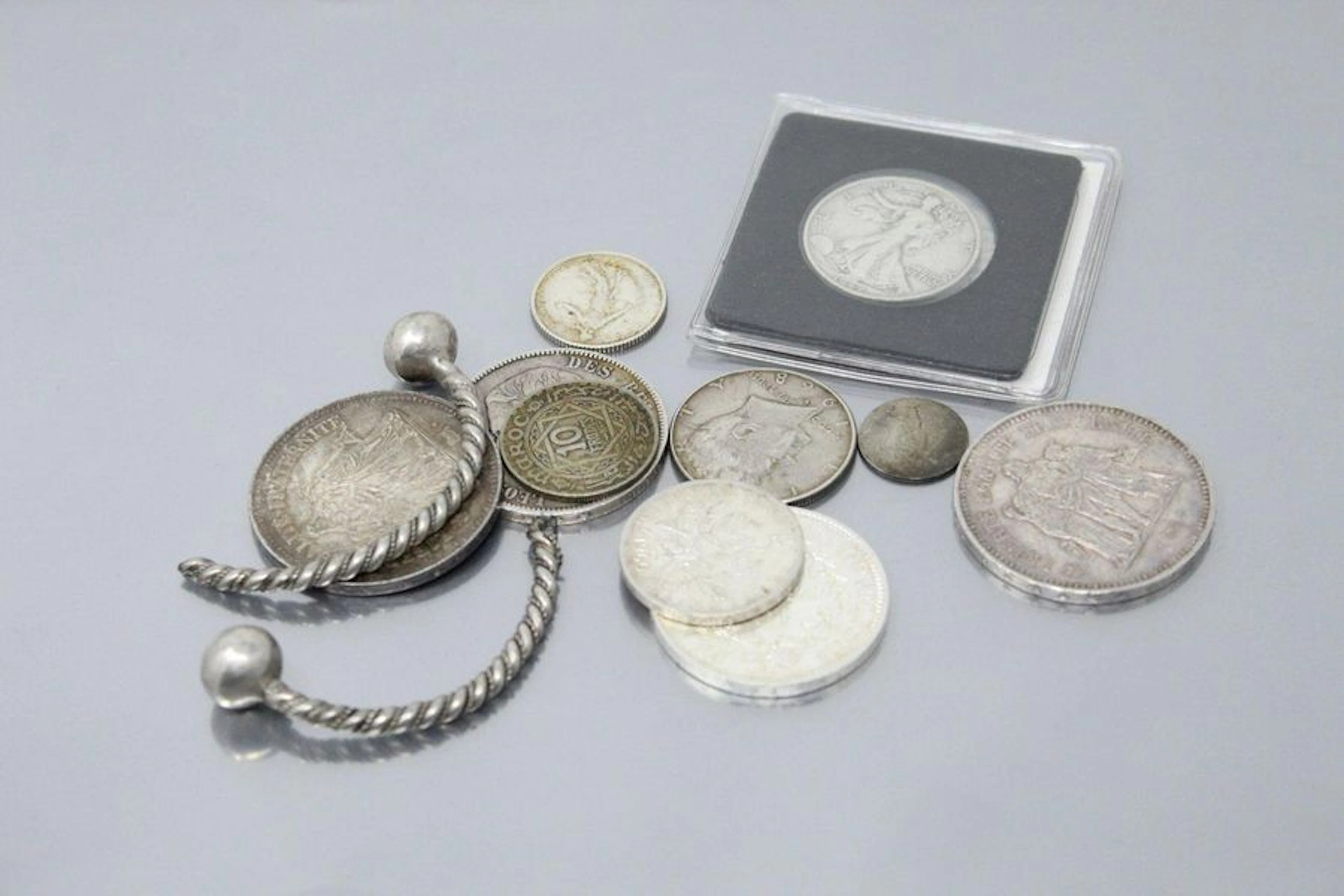 Lot de pièces en argent comprenant : -... - Lot 23 - Rossini