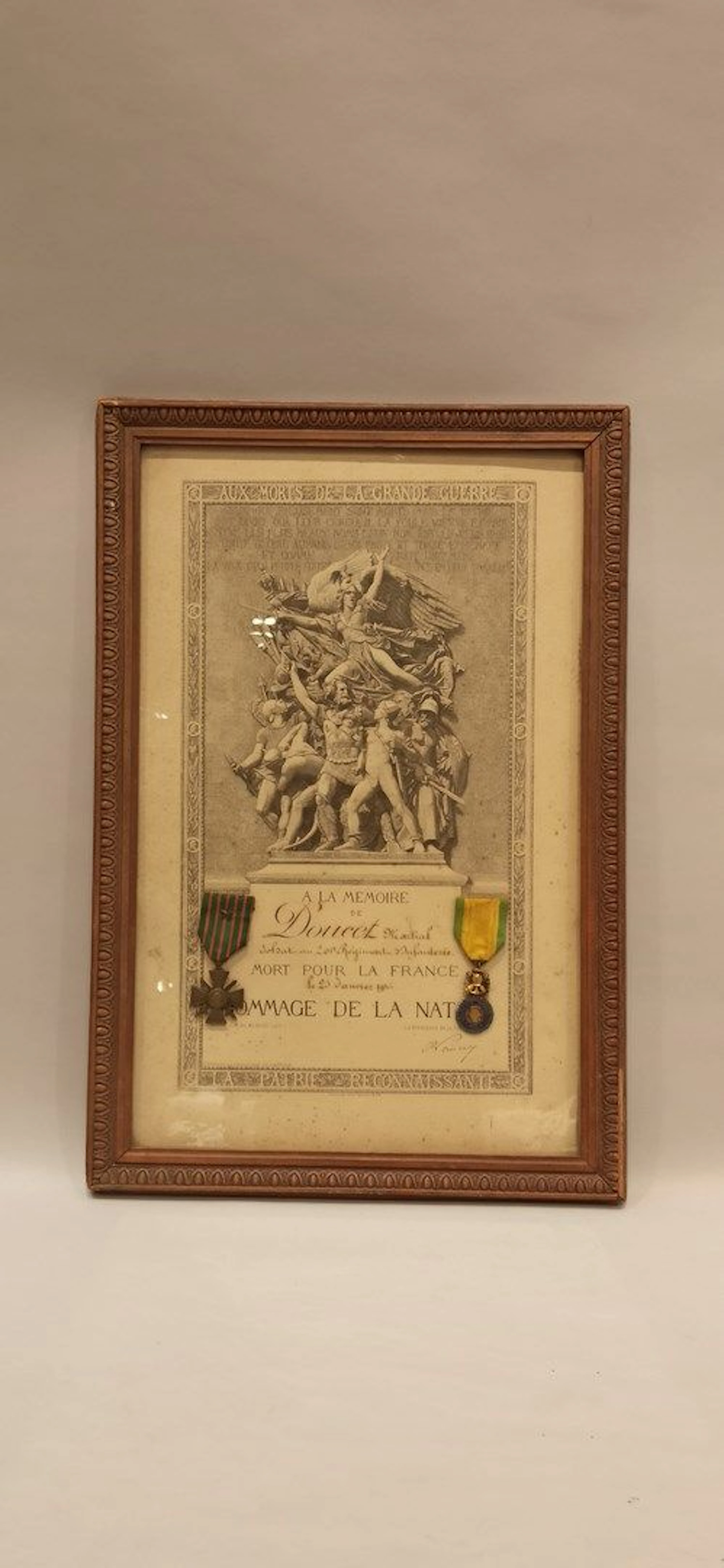 Lot de 6 diplômes et brevets encadrés contenant... - Lot 76 - Rossini