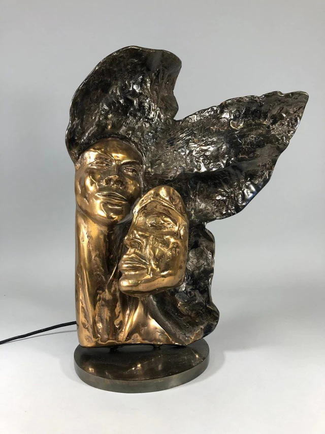 LOHE Yves, né en 1947 Deux visages, sculpture... - Lot 205 - Rossini