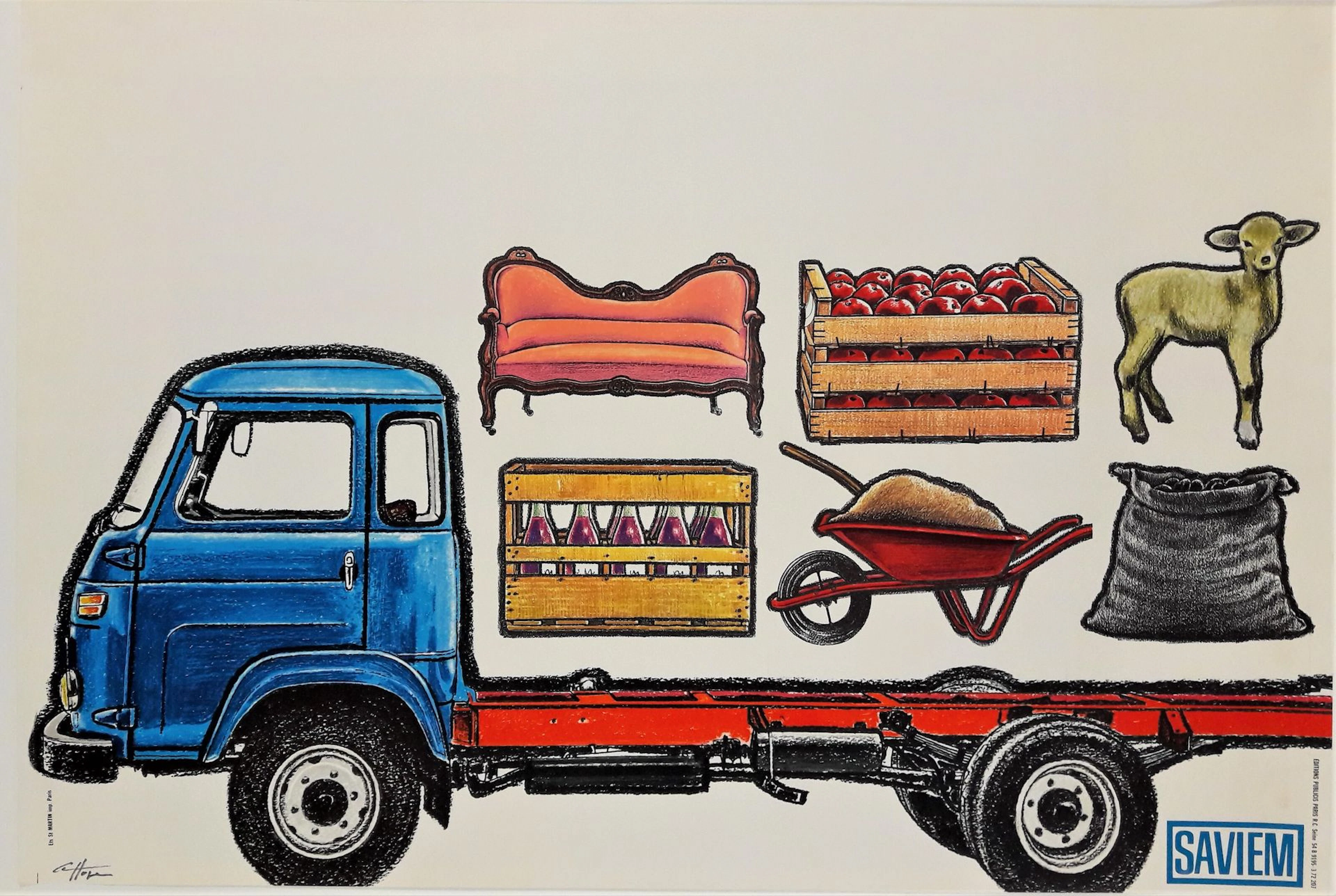 Automobilia – « Camions Saviem », circa 1960.... - Lot 109 - Rossini