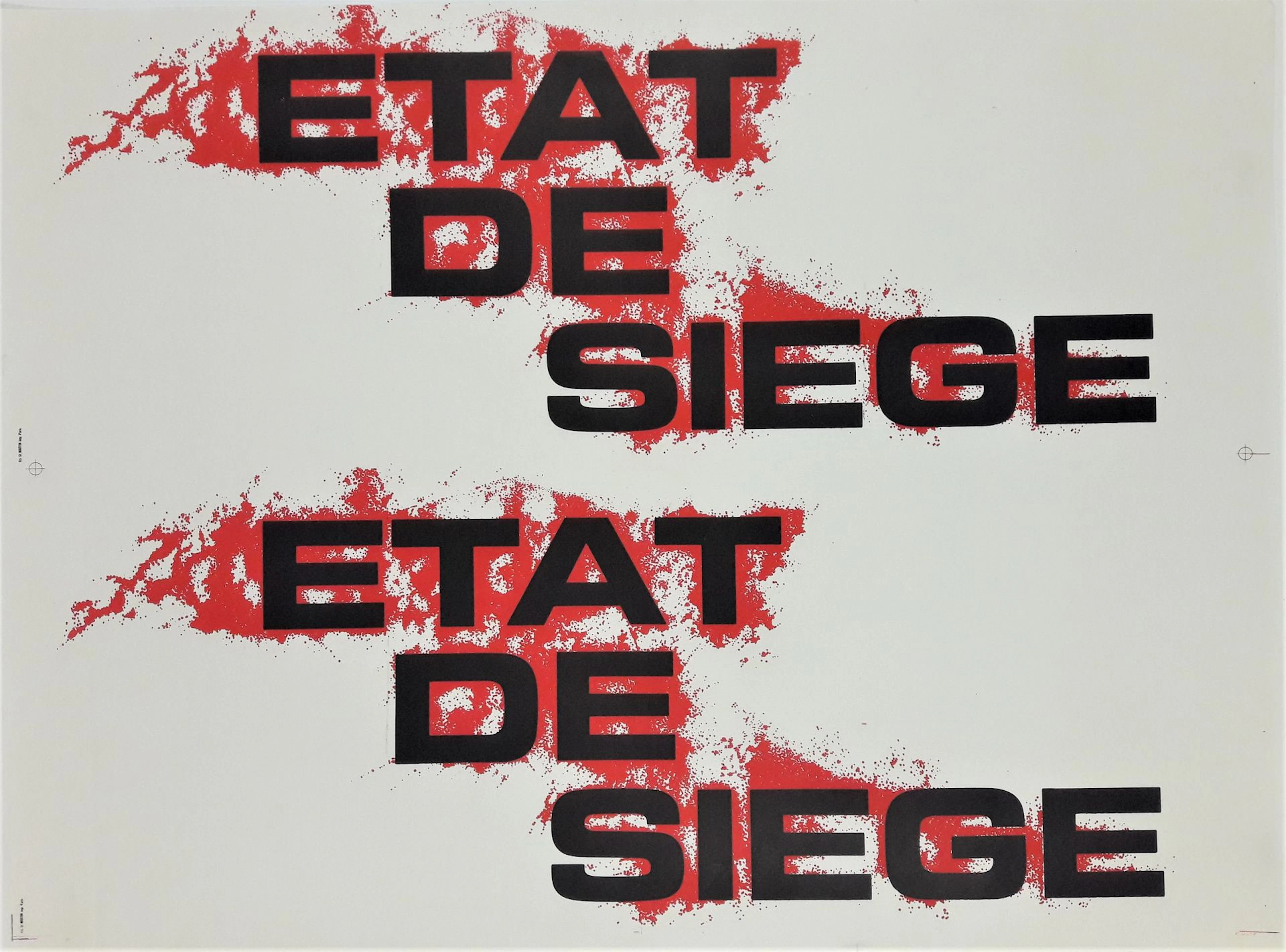 Cinéma - « Etat de siège », 1973, Ets St... - Lot 142 - Rossini