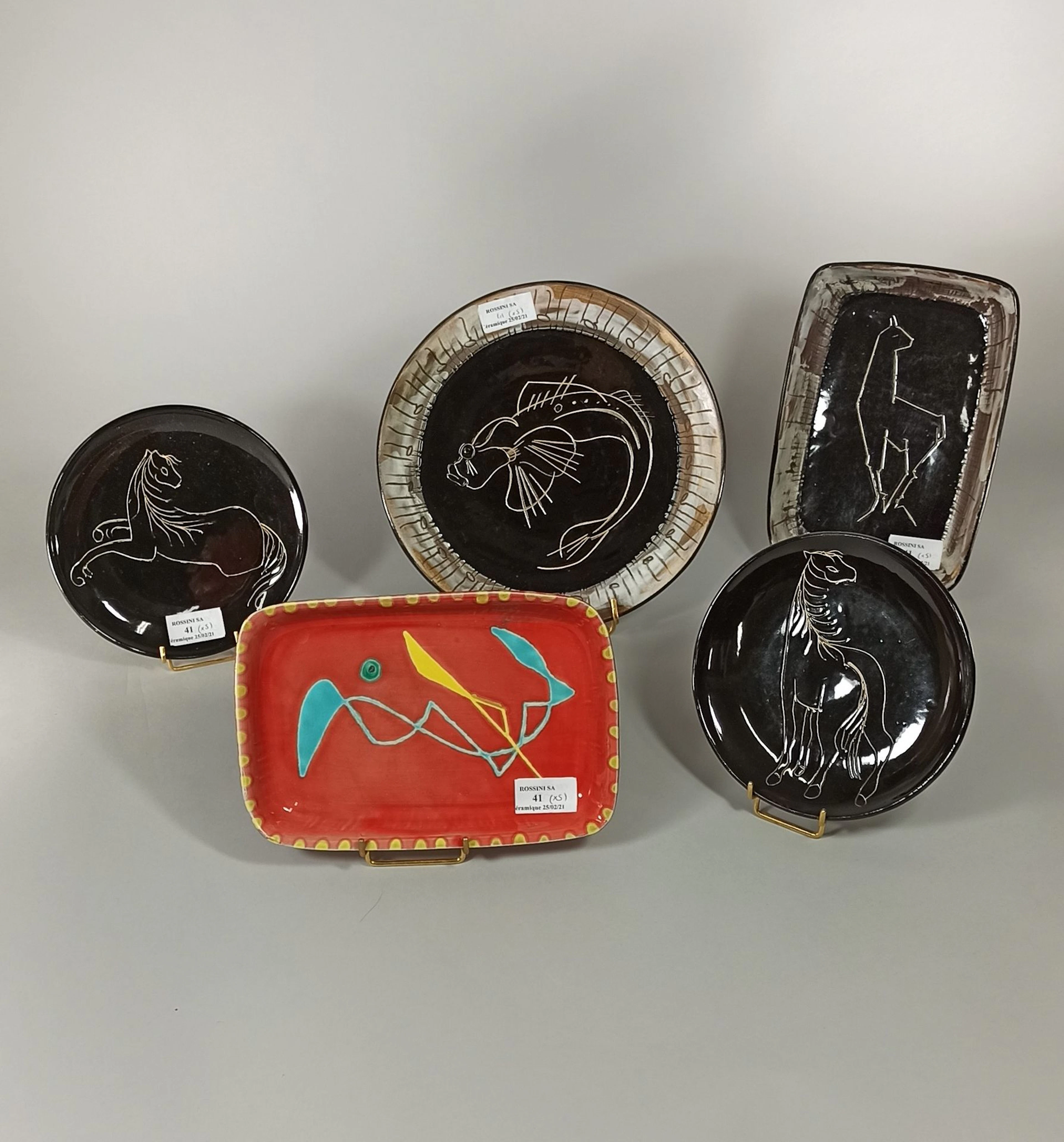 CERENNE - Atelier (1943 -1980) Lot de cinq... - Lot 41 - Rossini