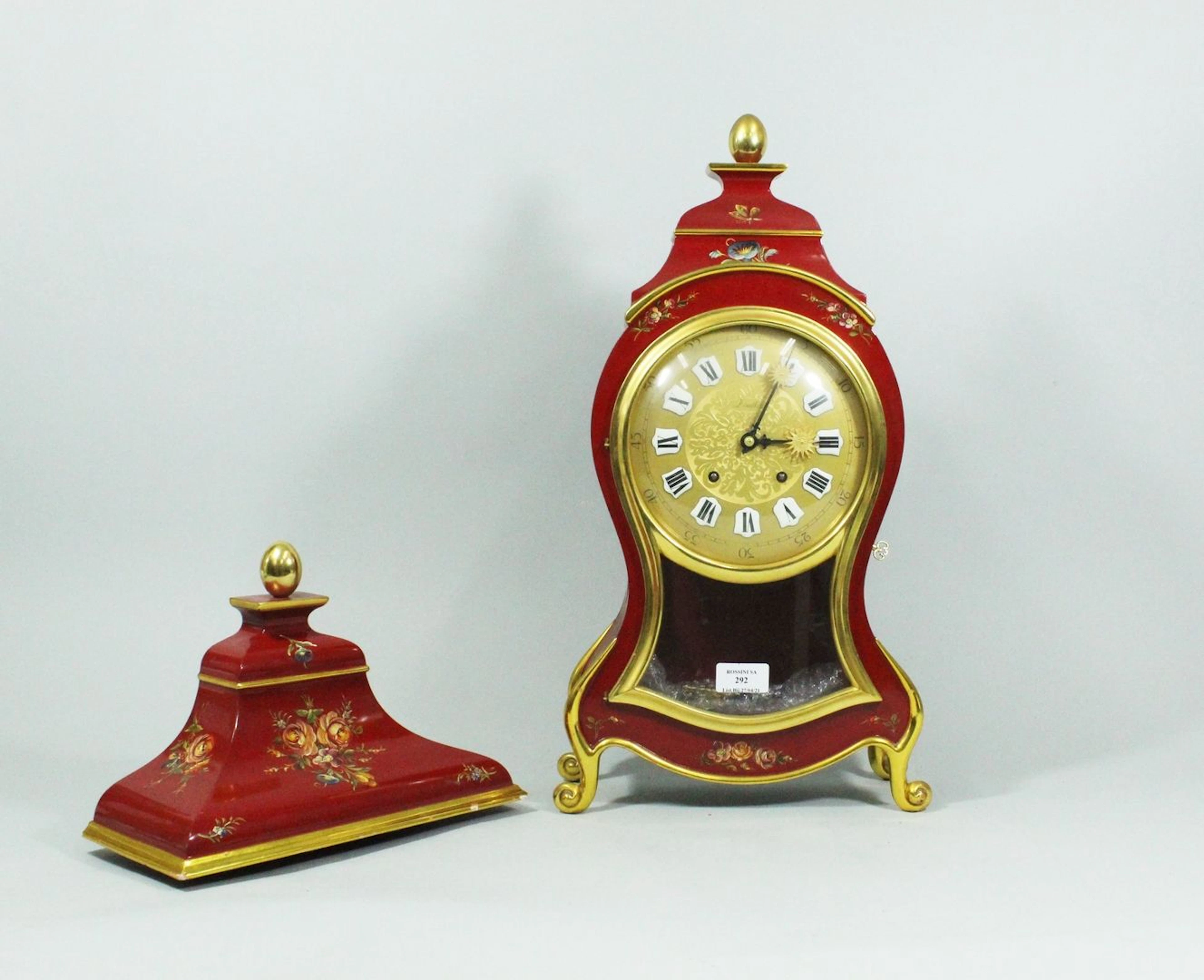 Pendule neuchâteloise contemporaine en bois... - Lot 292 - Rossini
