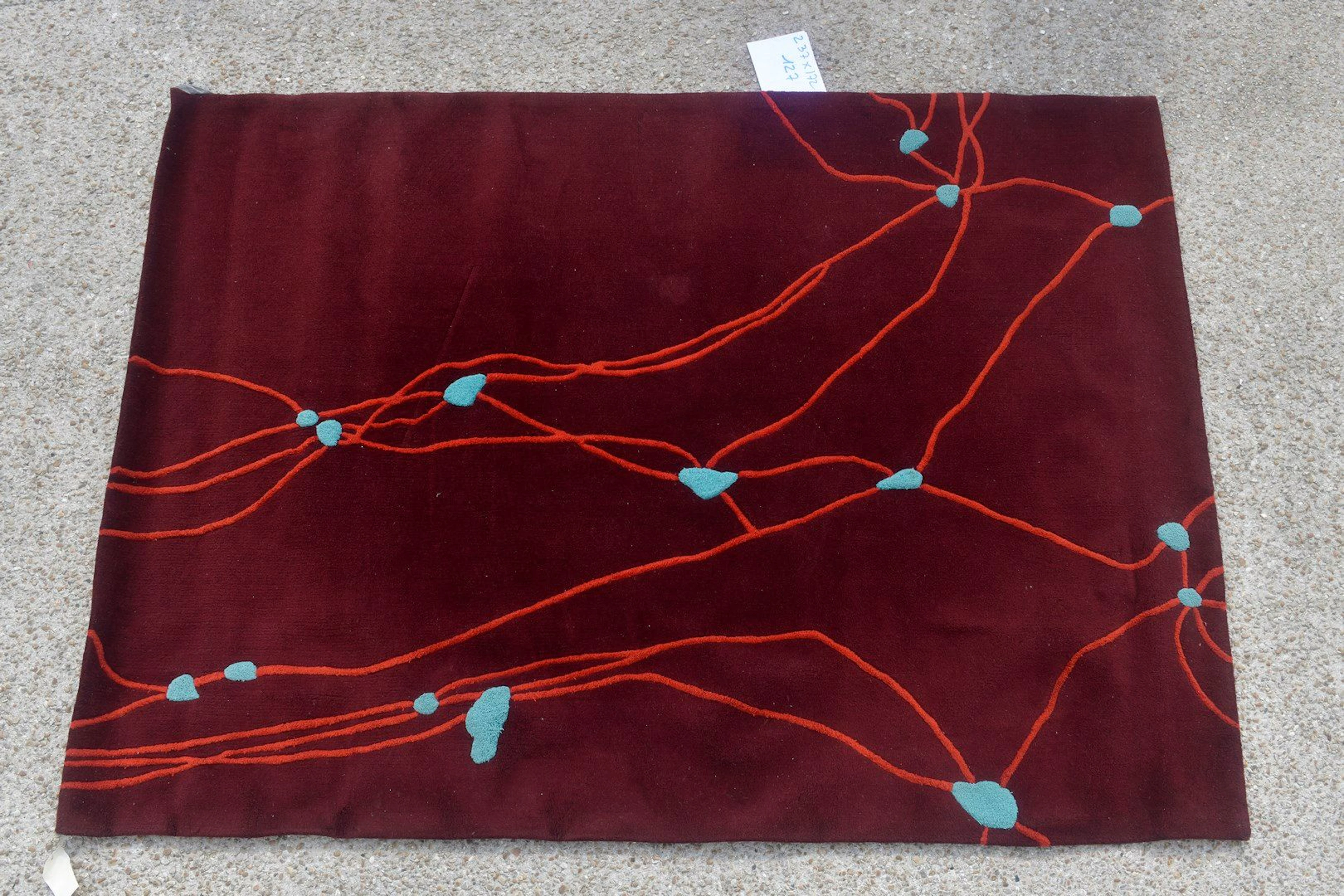 Tapis moderne contemporain XXeme. Velours... - Lot 127 - Rossini