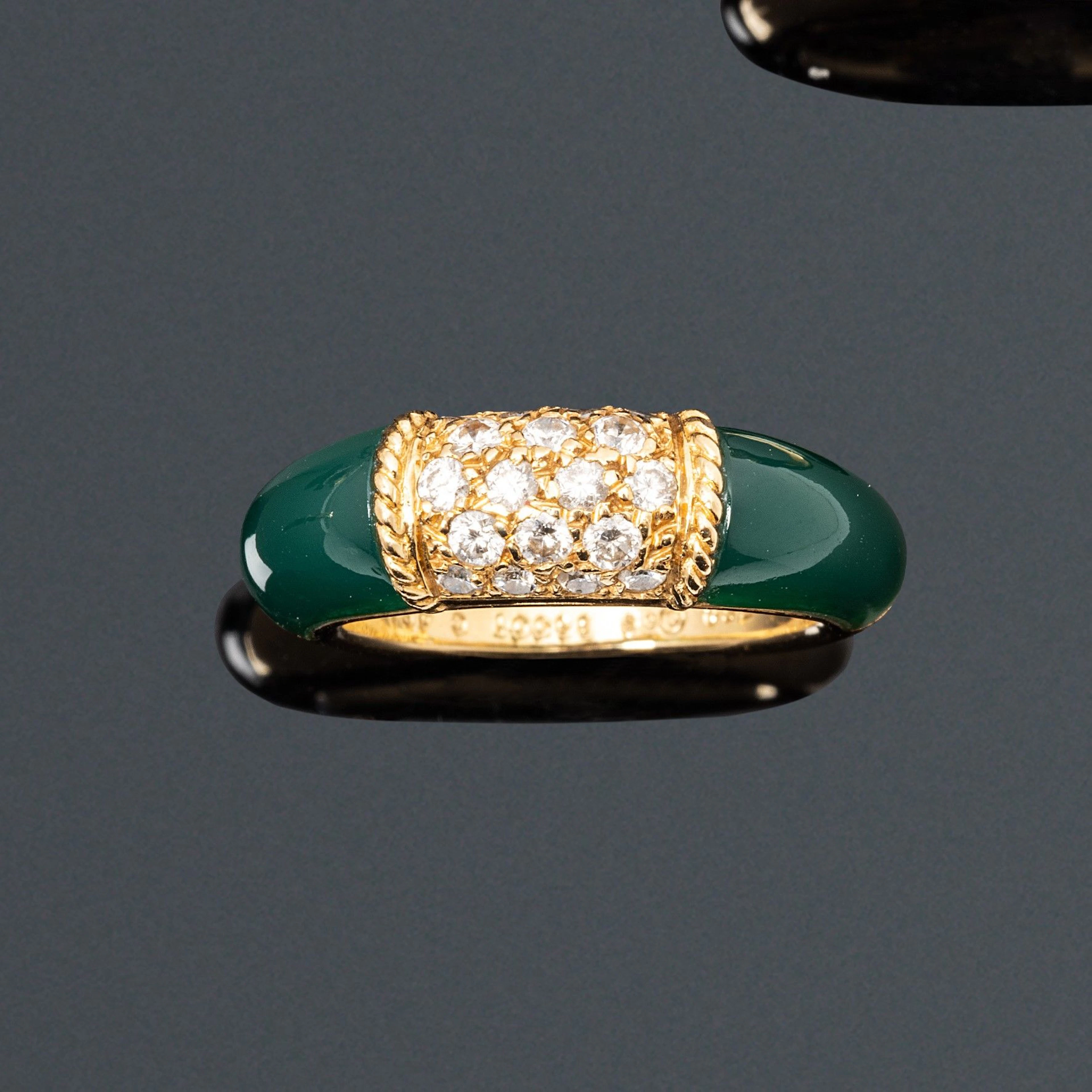 VAN CLEEF & ARPELS Bague en or 18K (750)... - Lot 147 - Rossini