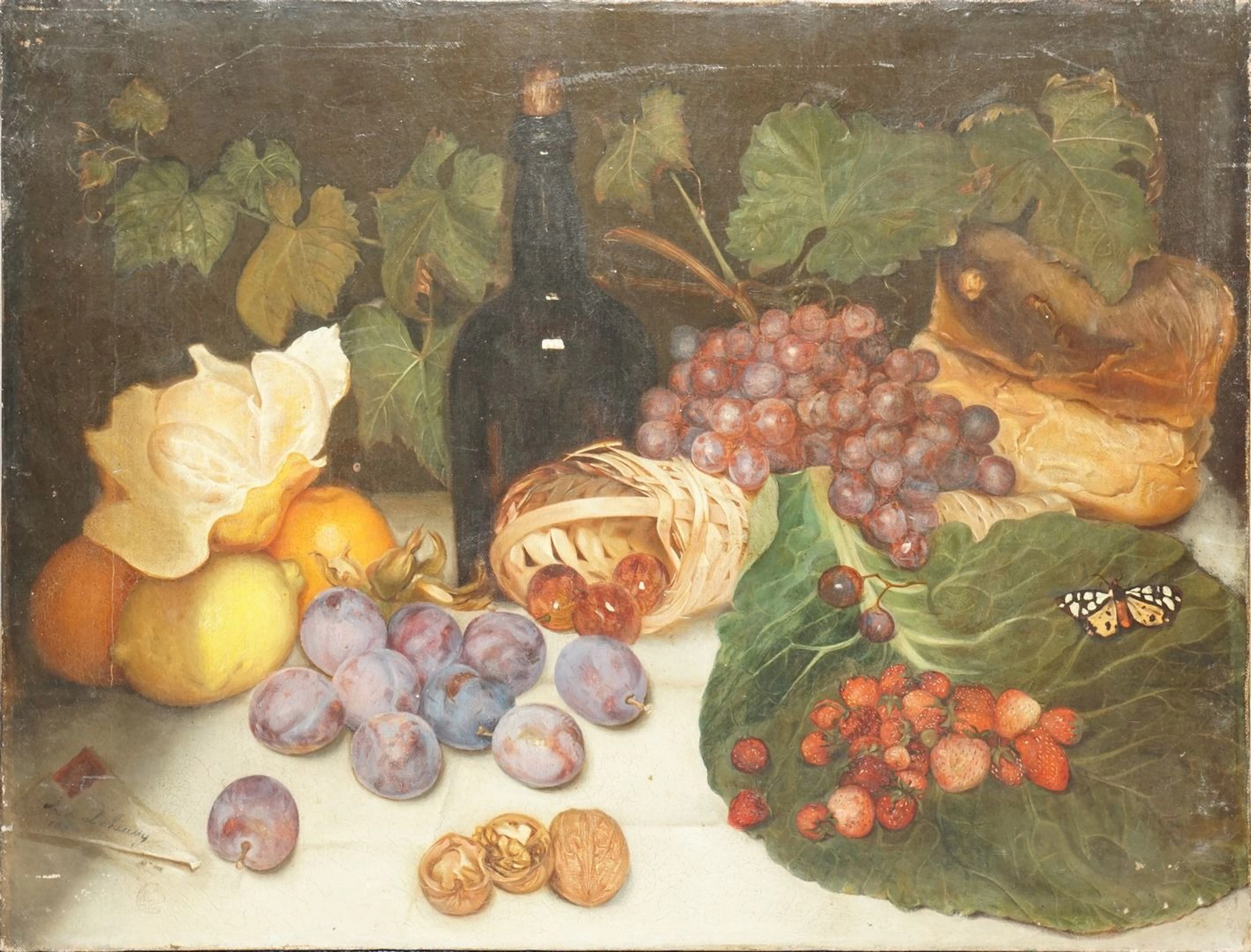 DEHAUSSY Adèle, 1823-1907 Fruits sur une... - Lot 6 - Rossini