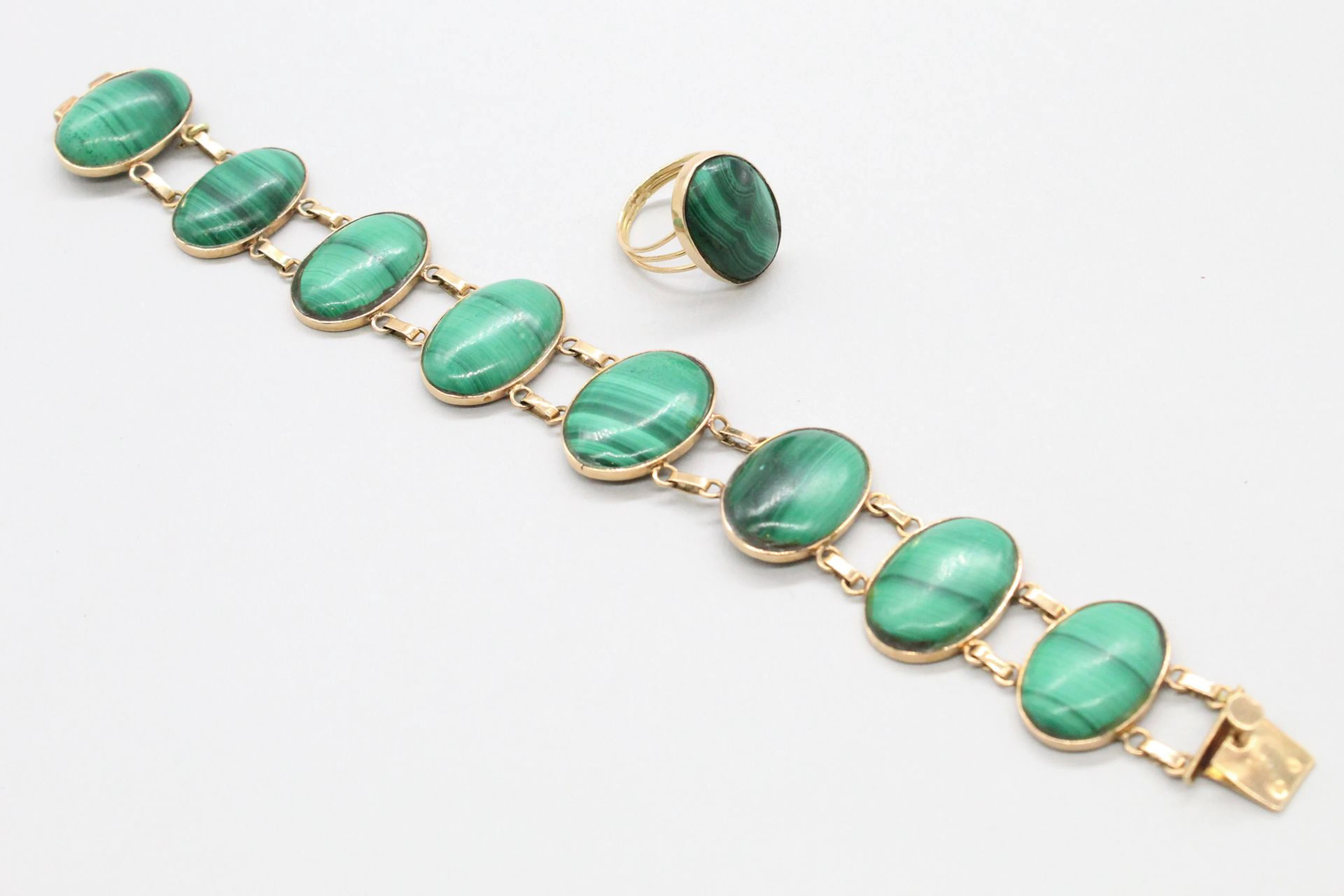 Demi-parure en or jaune 14k (585) comprenant... - Lot 221 - Rossini