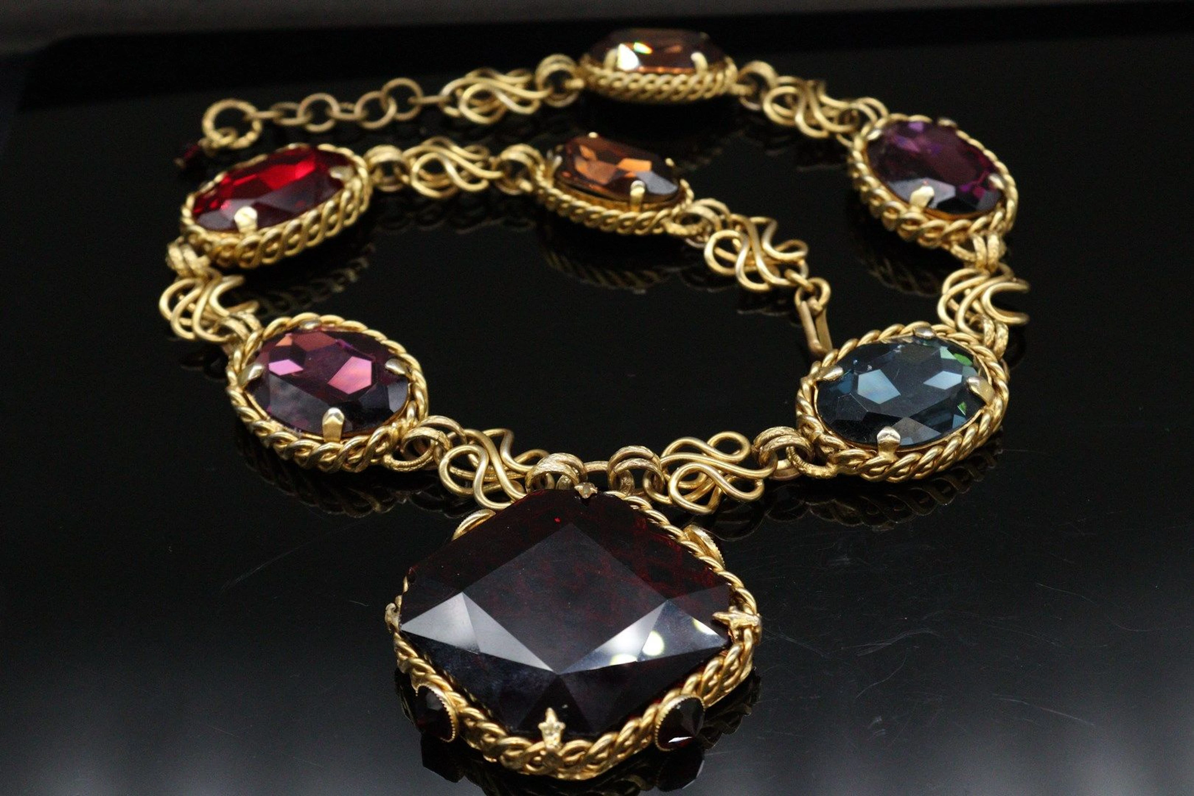 DANIEL SWAROVSKI Important collier en... - Lot 269 - Rossini