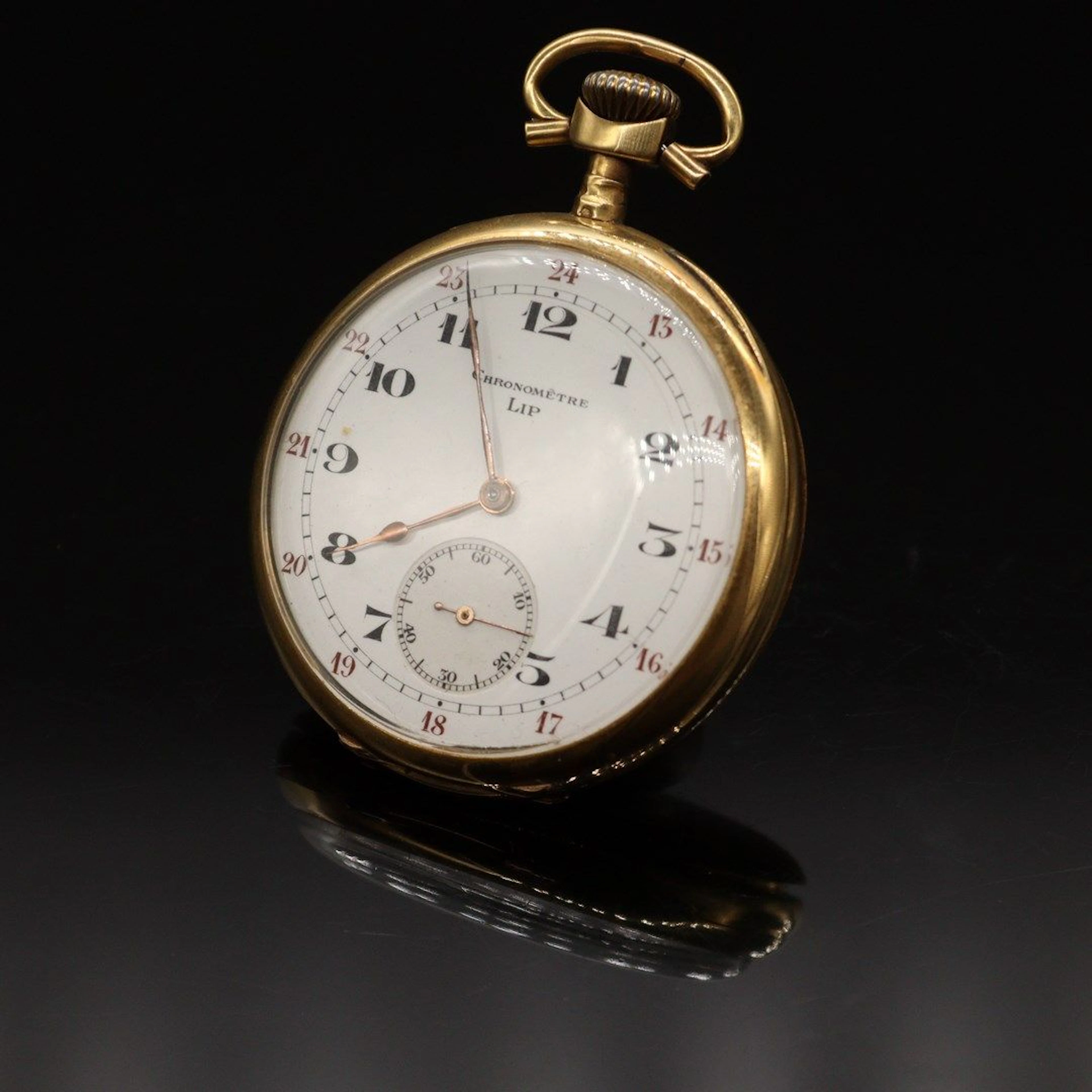 LIP Chronomètre Montre de gousset en or... - Lot 213 - Rossini