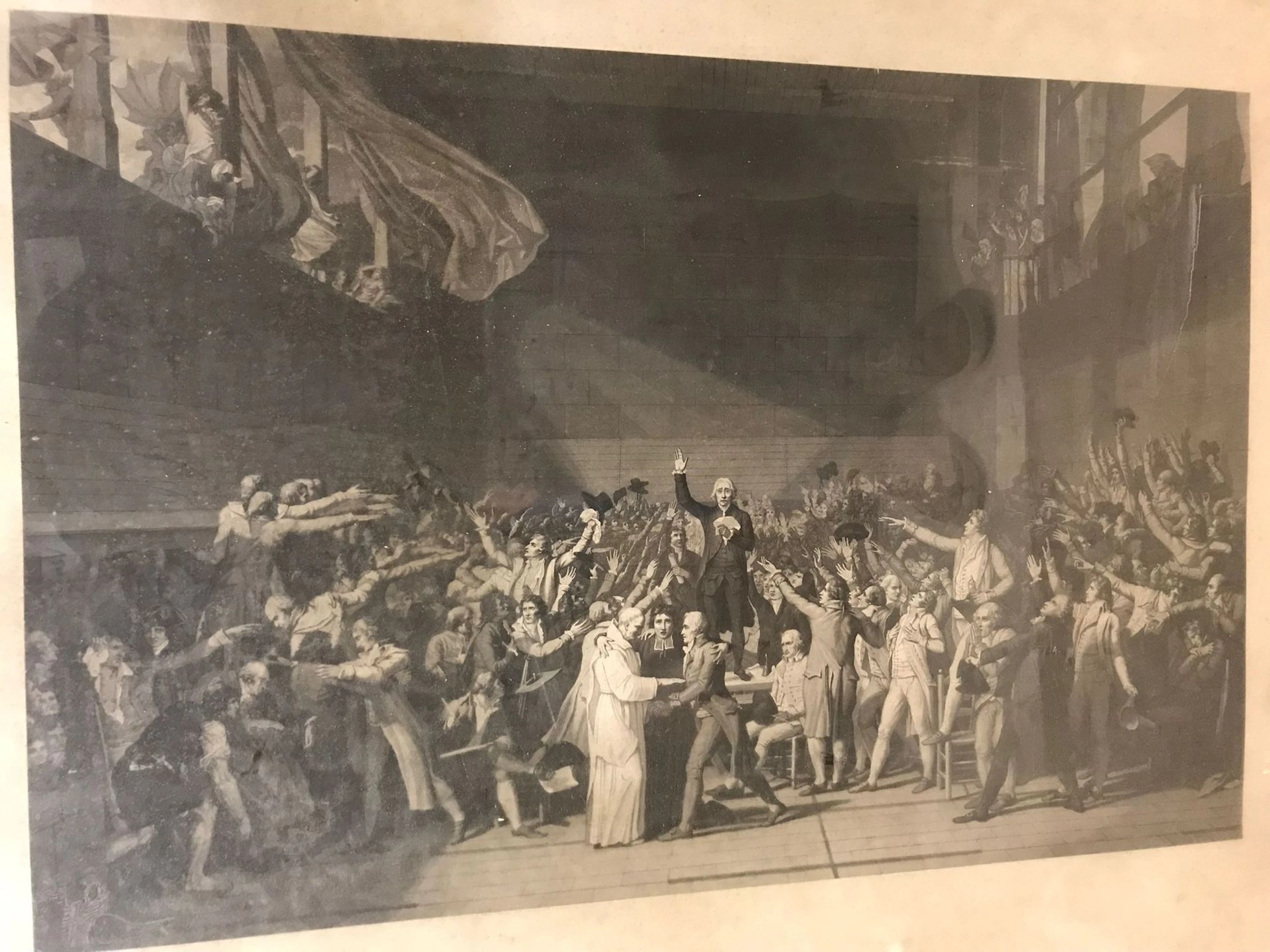 "Le serment du Jeu de Paume" d'après Jacques-Louis... - Lot 163 - Rossini