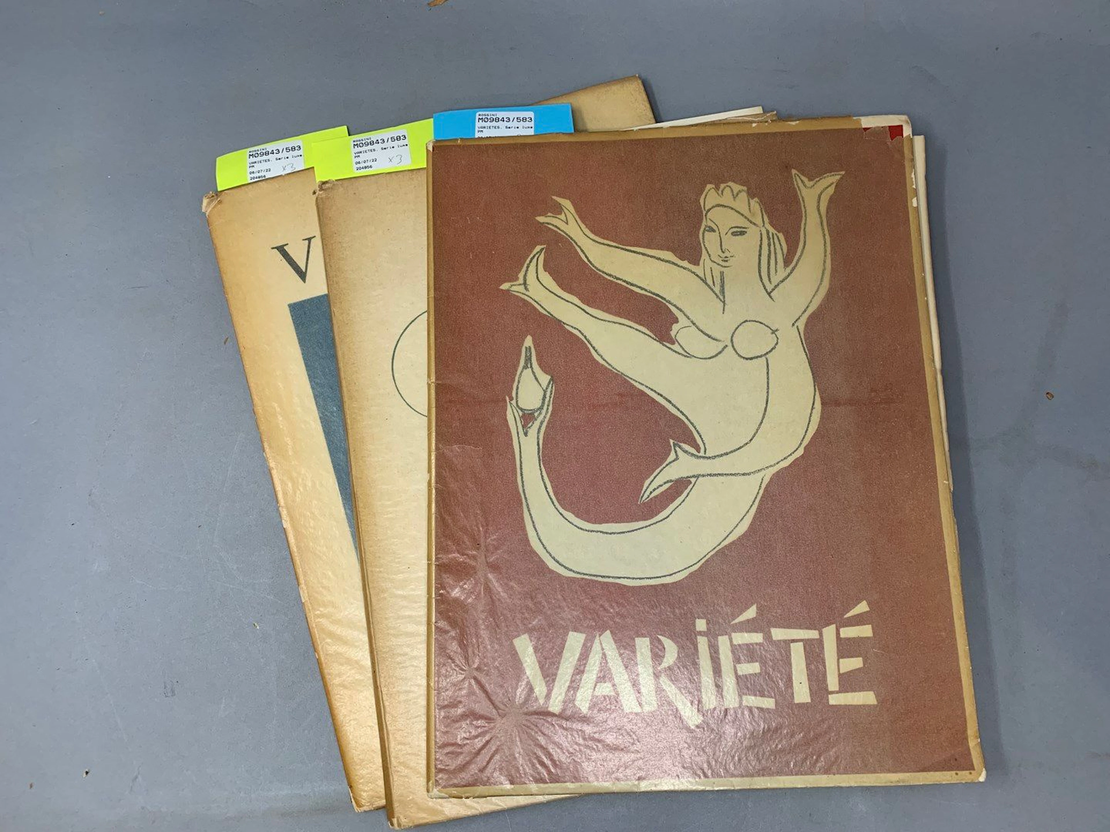 VARIETES, Serie luxe, 3 exemplaires Variétés,... - Lot 256 - Rossini