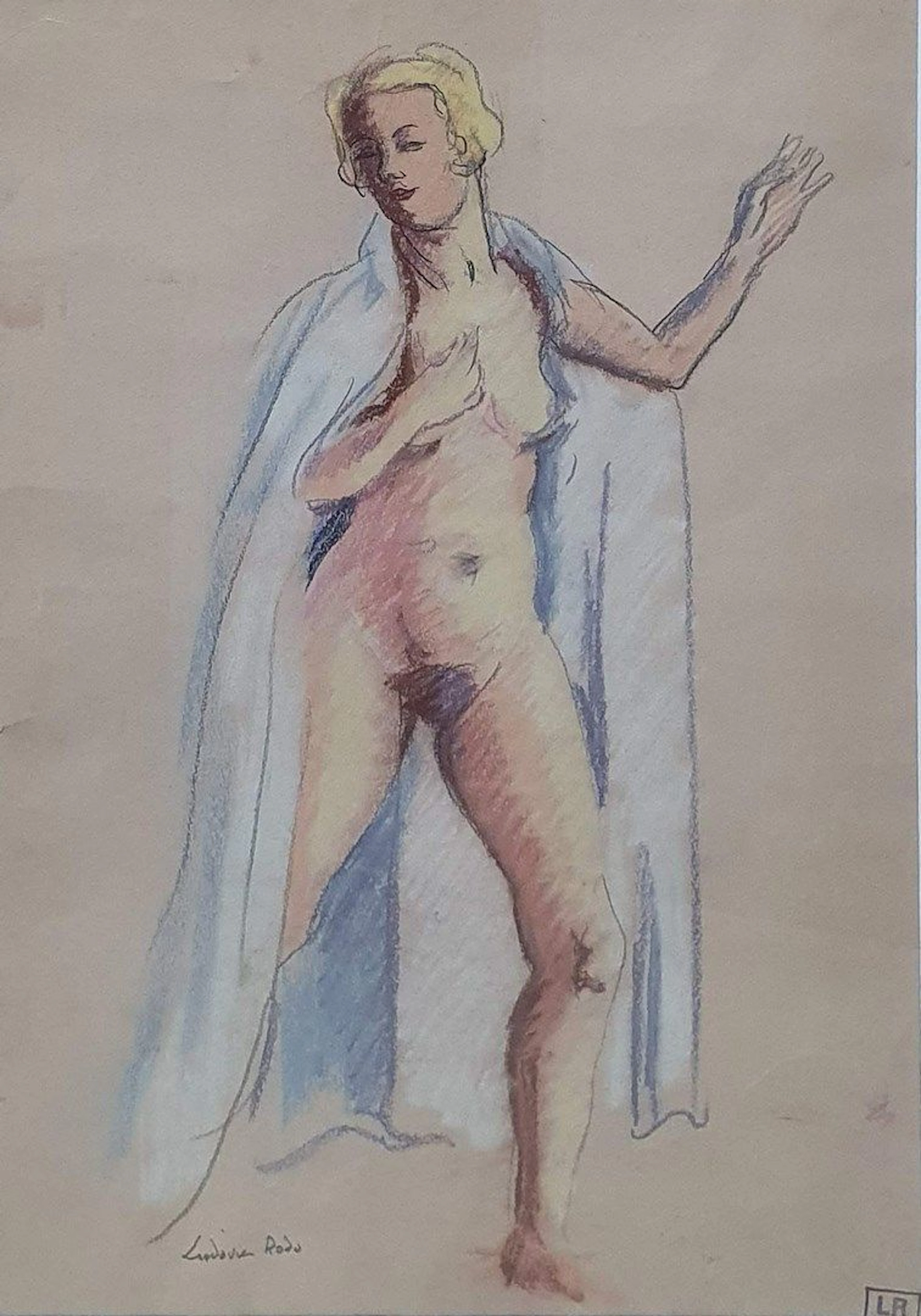 RODO-PISSARRO Ludovic, 1878-1952, Nu blond, pastel... - Lot 280 - Rossini