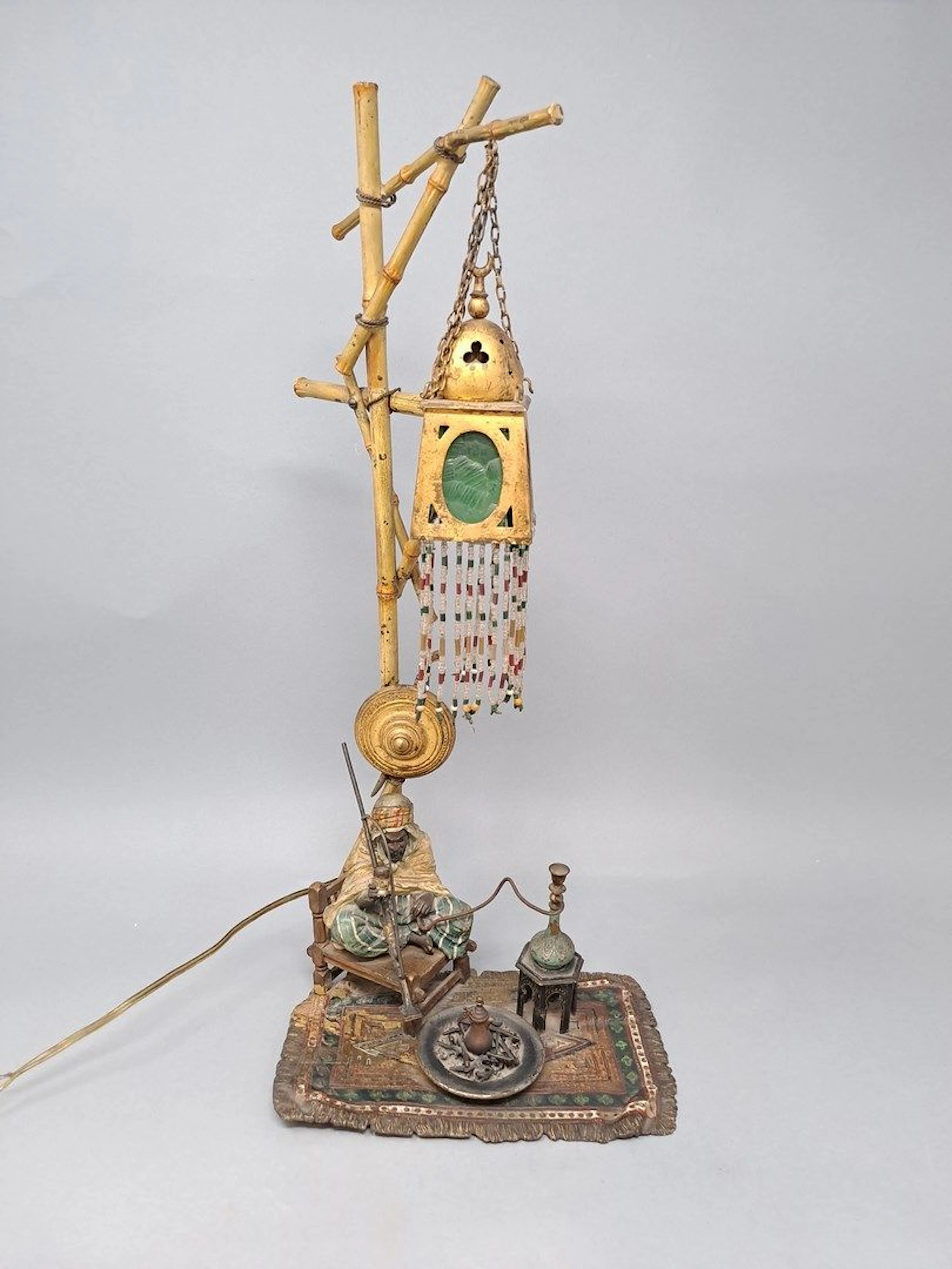 Franz BERGMAN (1838-1894) Oriental au narguillé... - Lot 131 - Rossini