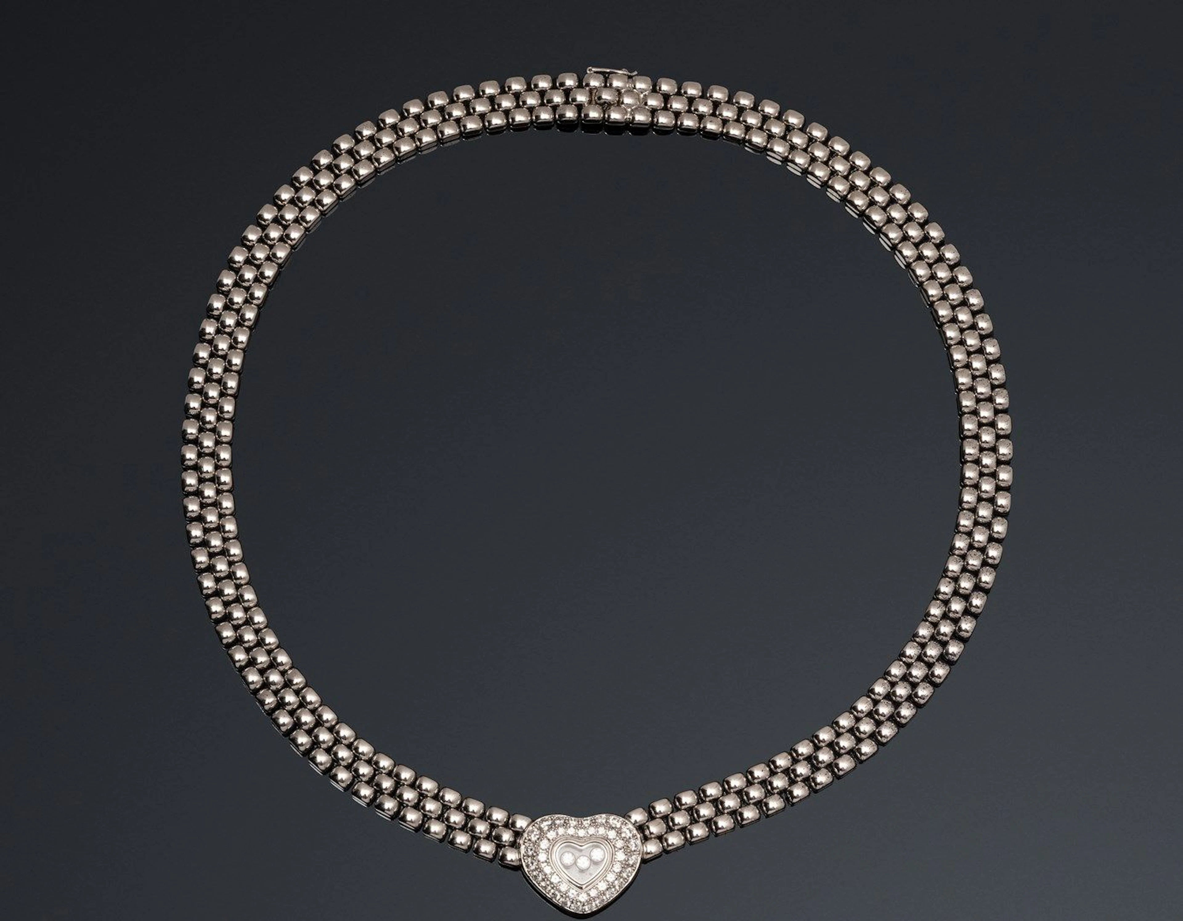 CHOPARD Collier articulé en or gris... - Lot 177 - Rossini
