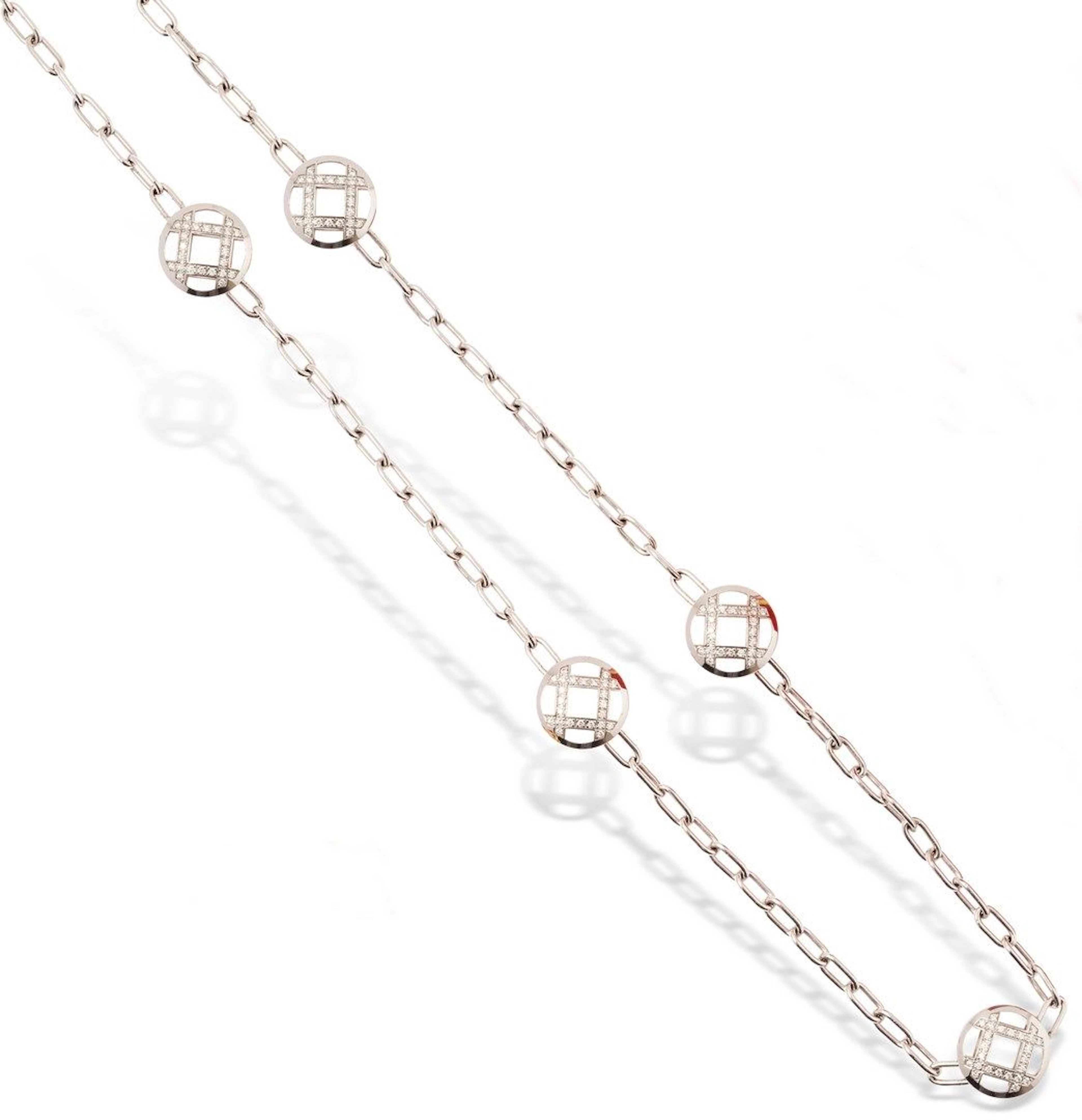 CARTIER Collier Pasha en or gris 18K (750),... - Lot 180 - Rossini