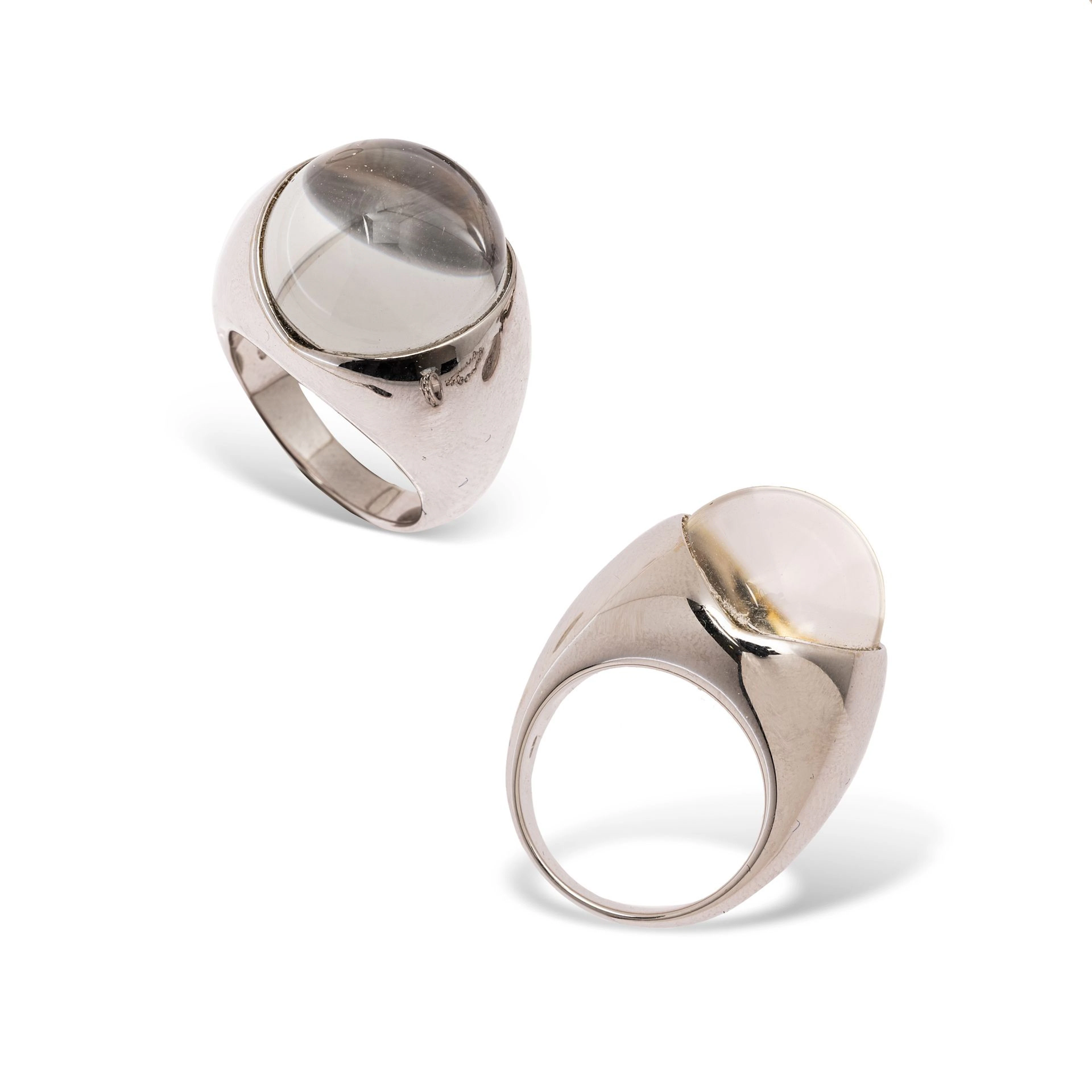 MAUBOUSSIN Bague boule en or gris 18K (750),... - Lot 191 - Rossini