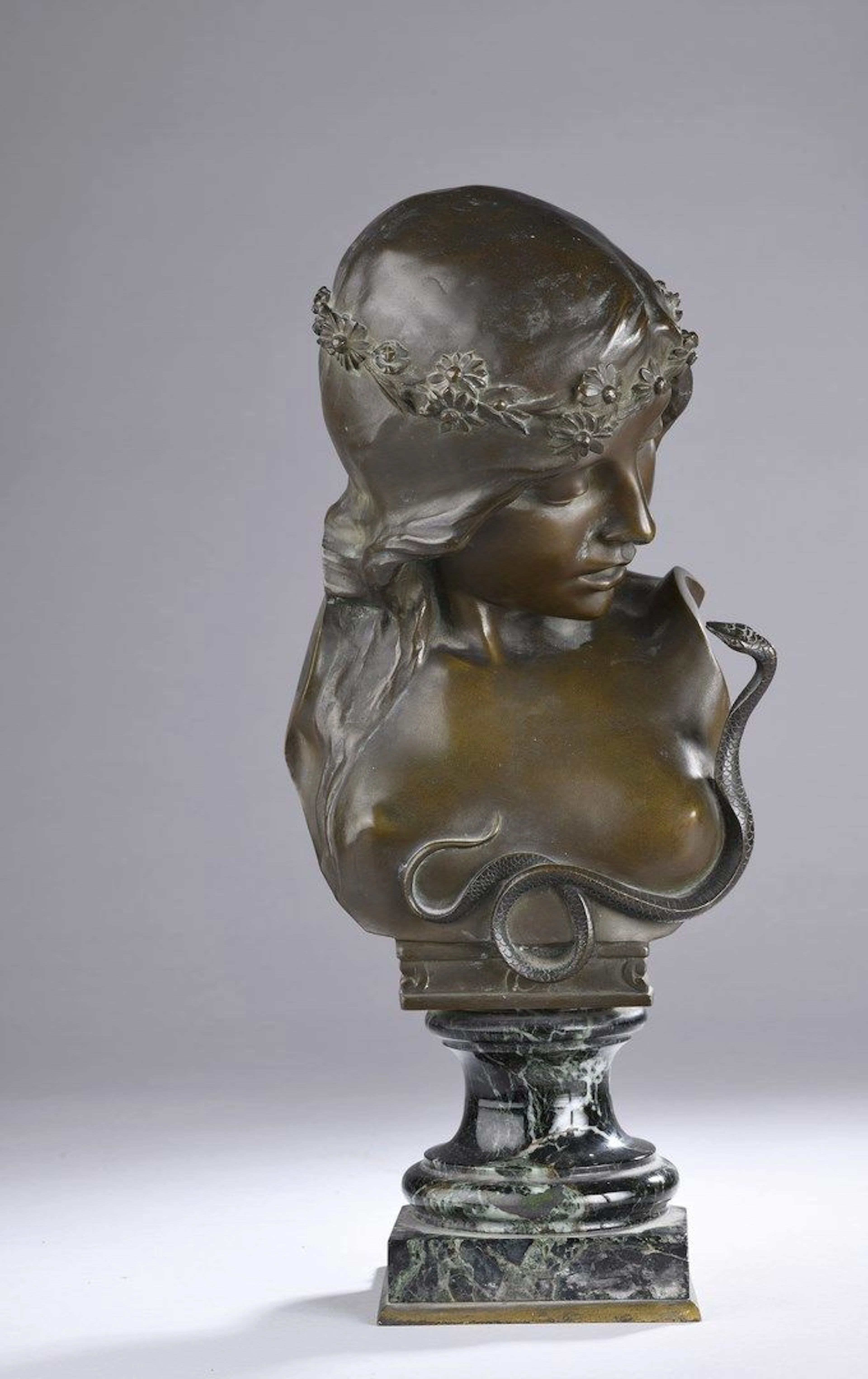 DE RUDDER Isidoor, 1855-1943 Cléopâtre buste... - Lot 62 - Rossini