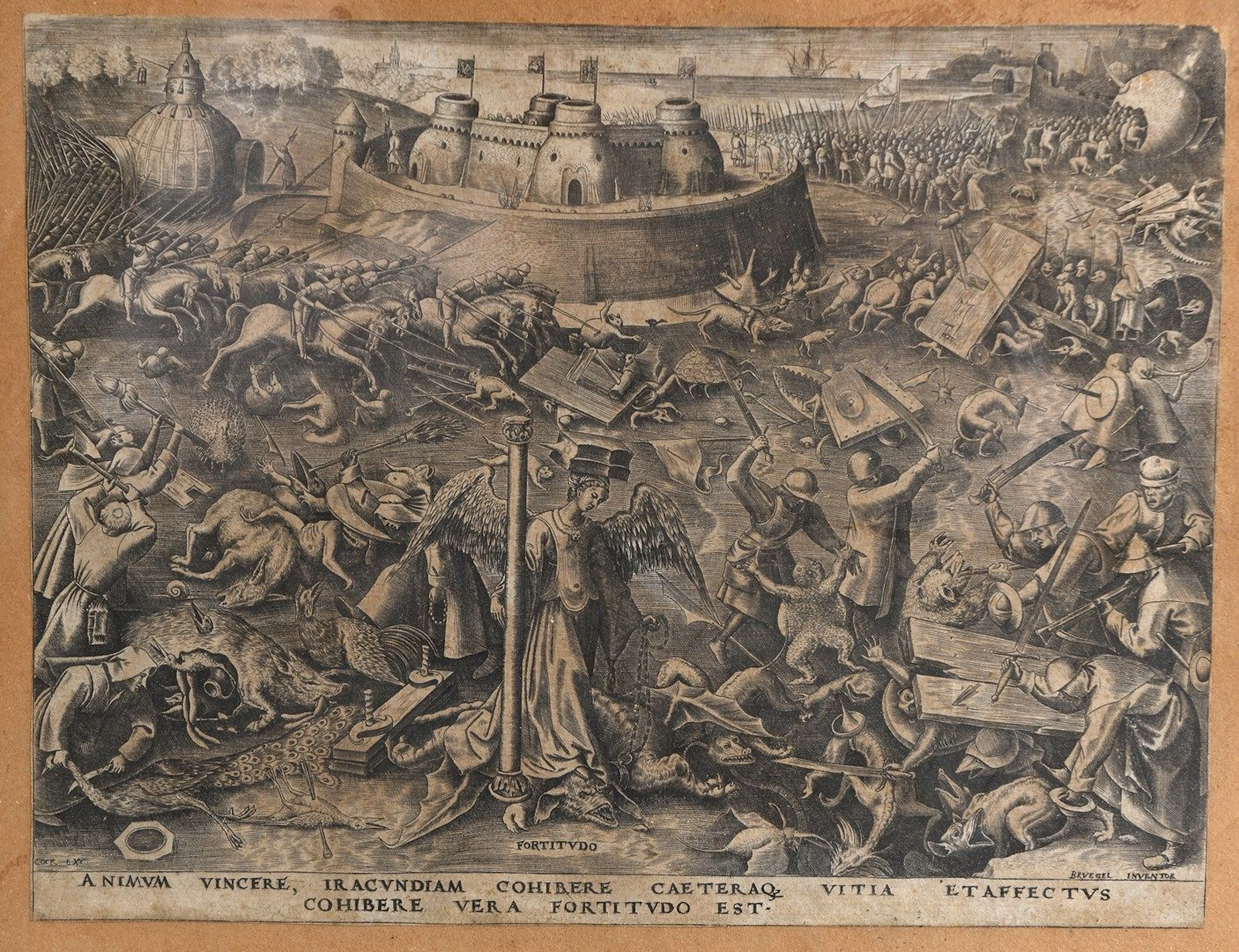 Peter BRUEGHEL (c.1525-c.1569) FORTITUDO Planche... - Lot 1 - Rossini