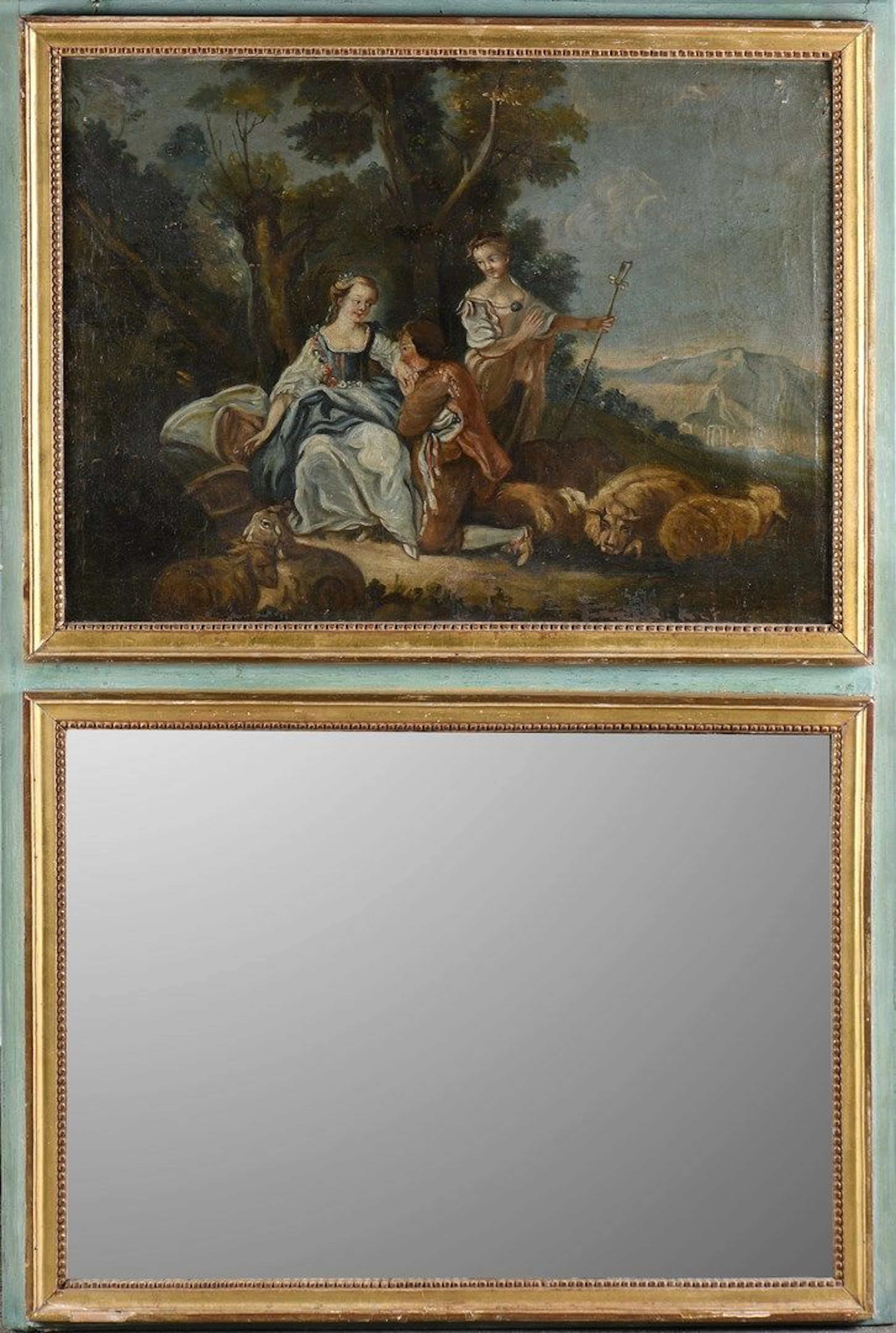 Trumeau de cheminée de forme rectangulaire... - Lot 311 - Rossini
