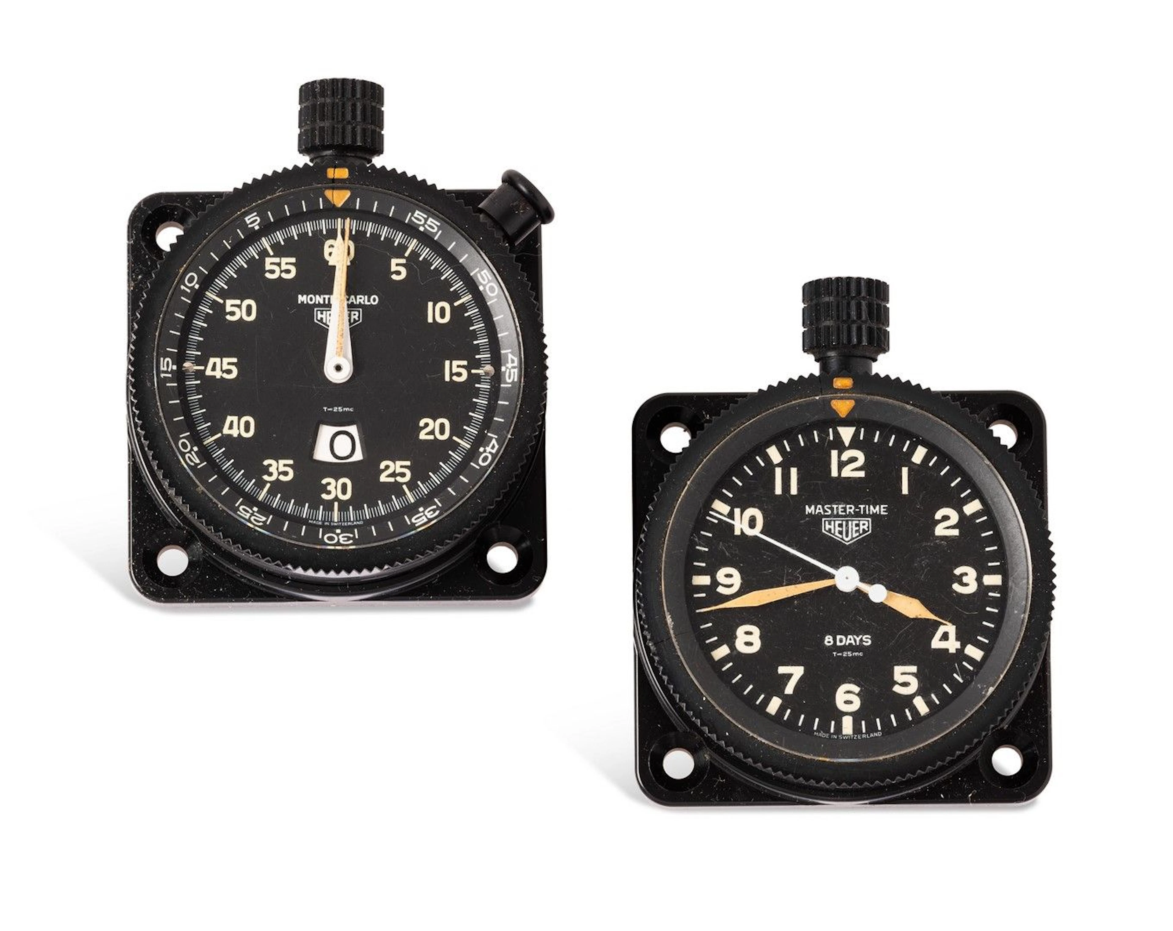 HEUER MONTE CARLO Master Time Vers 1960 Montre... - Lot 237 - Rossini