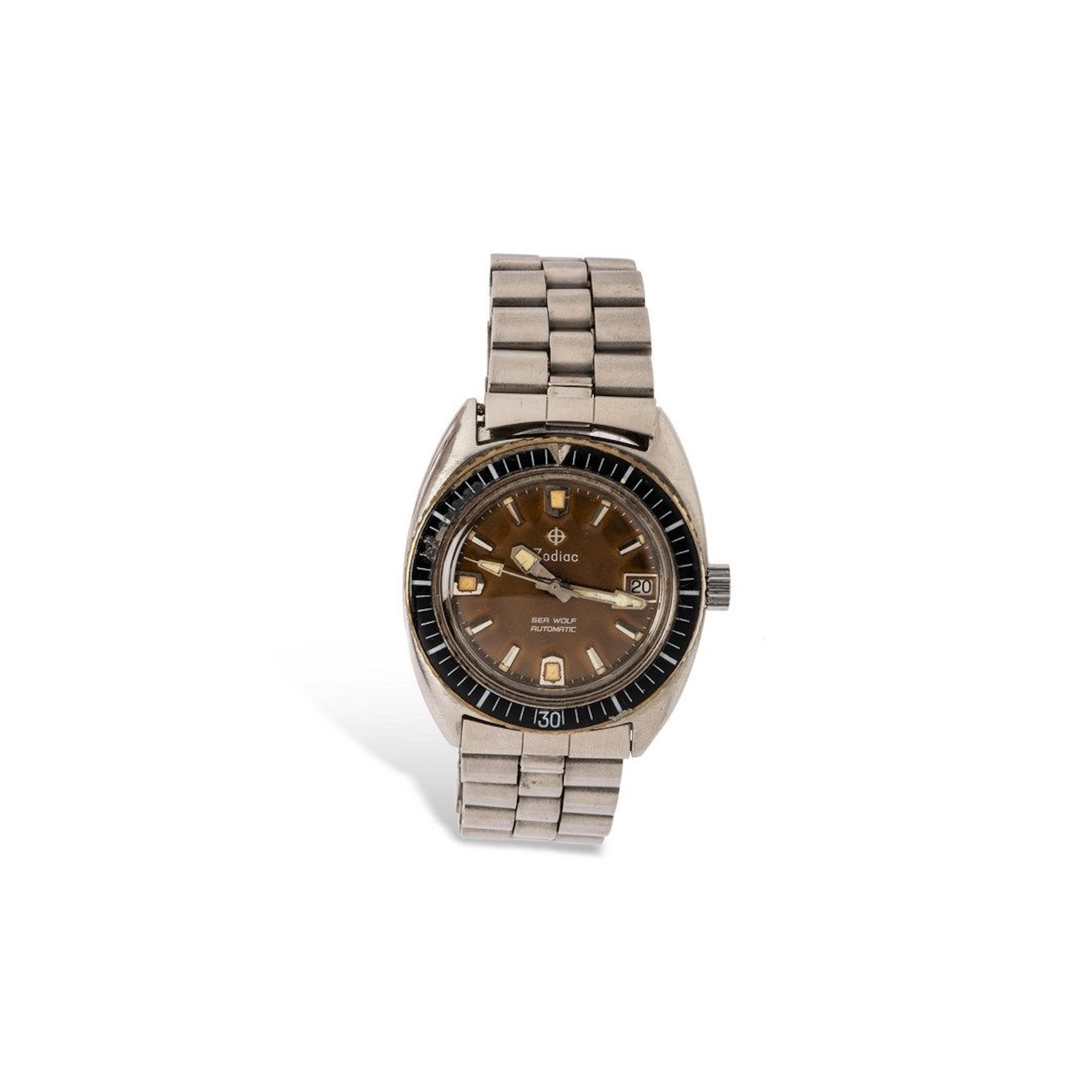 ZODIAC SEA WOLF Vers 1970 Montre bracelet... - Lot 278 - Rossini