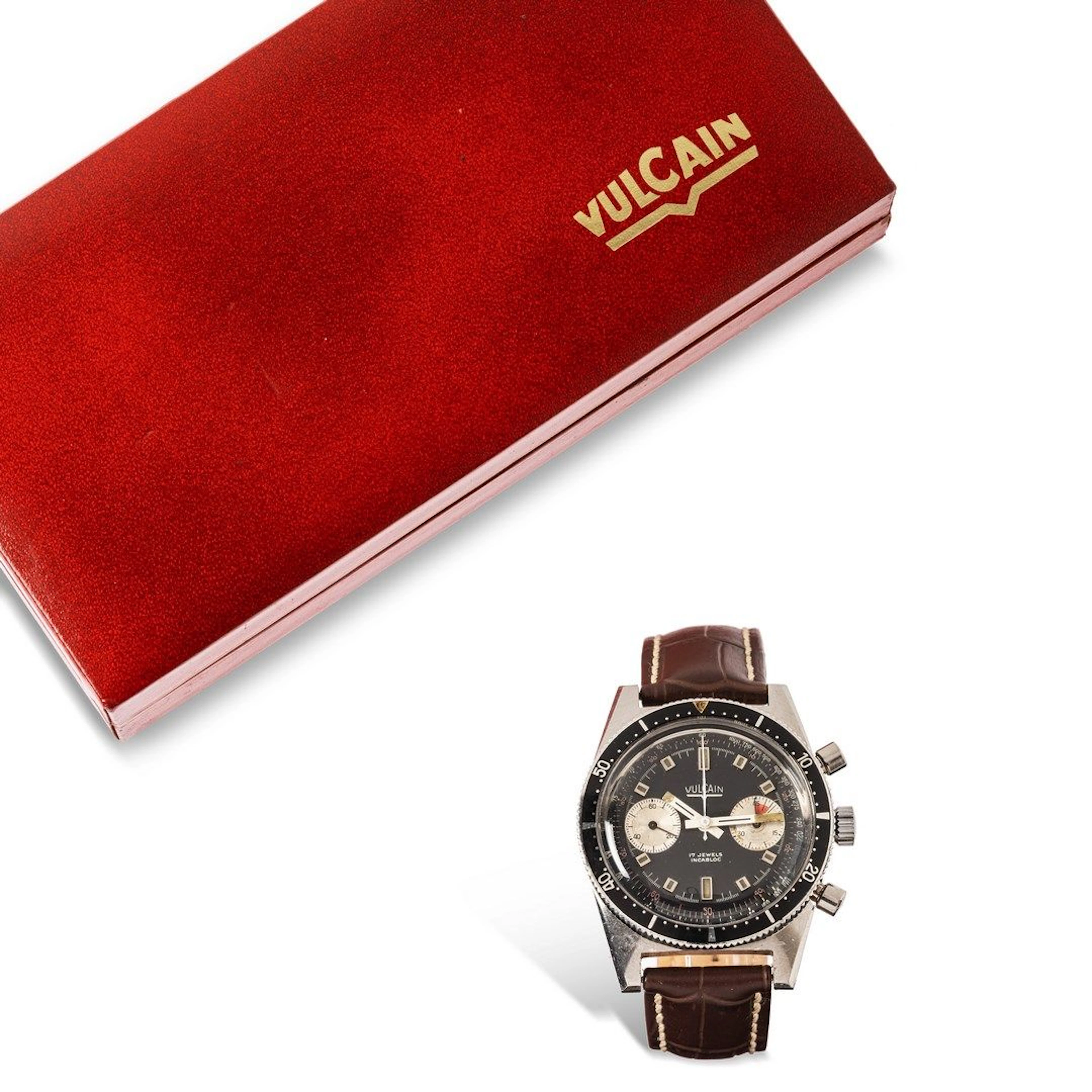 VULCAIN Vers 1970 Montre bracelet pour... - Lot 295 - Rossini