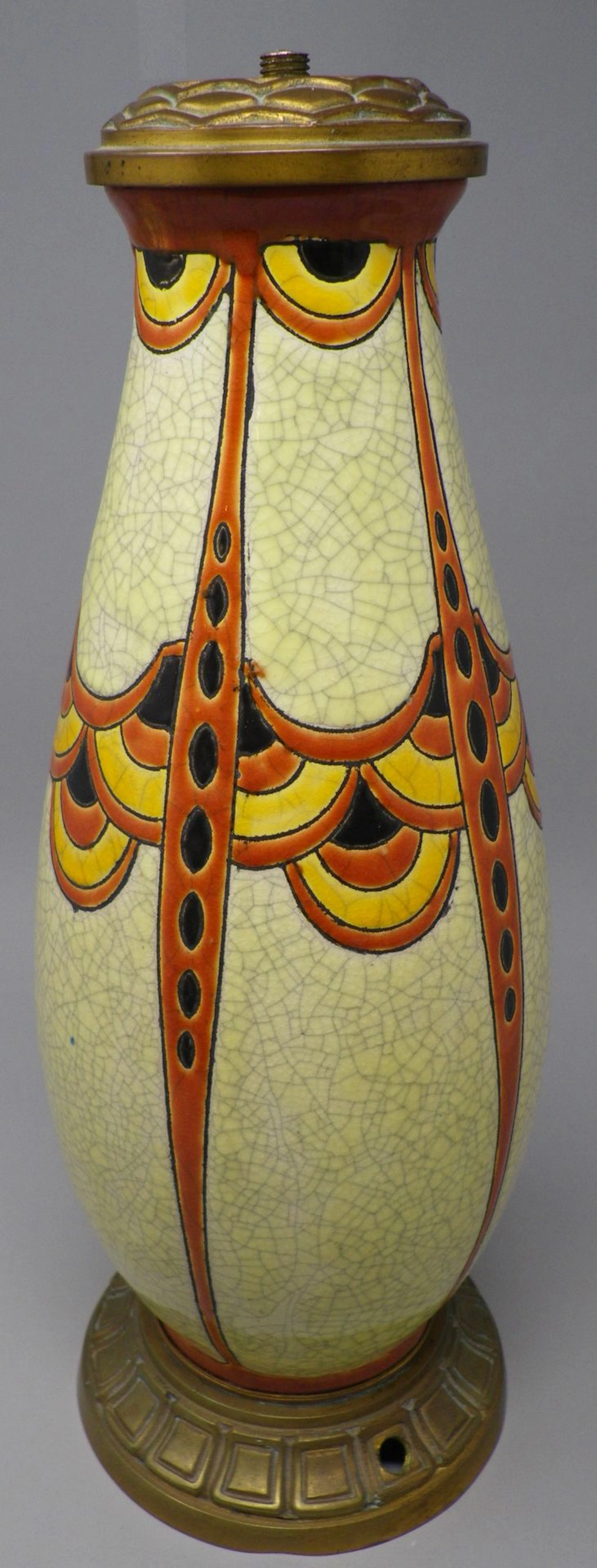 BOCH La Louvière Vase balustre à col resseré... - Lot 175 - Rossini